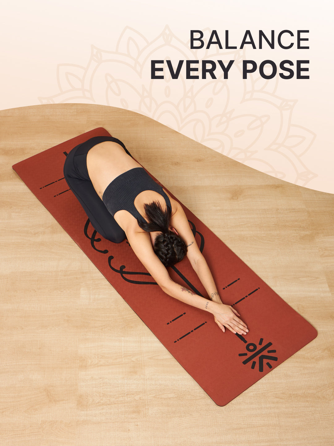 CULT Yoga Mat | For Women & Men | With Strap | EVA Material | 6mm Thickness Exercise Mat | For Workout, Yoga, Fitness & Meditation | Anti Tear, Anti Slip | For Home & Gym Use | Grey