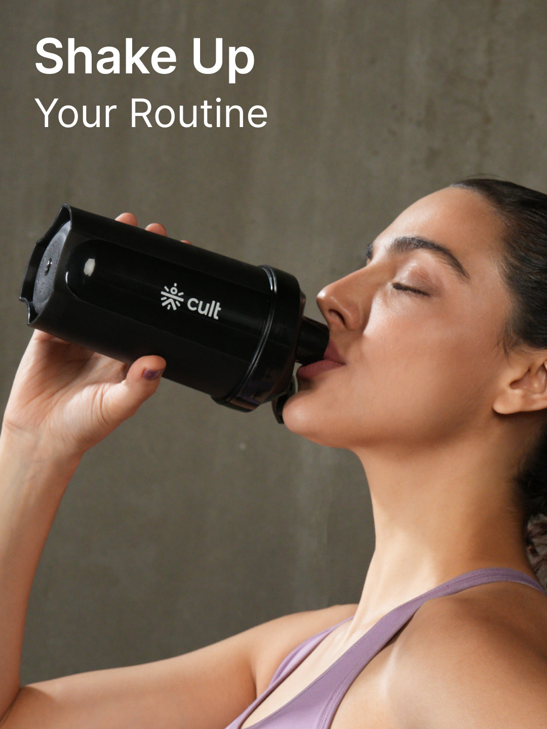 cult Mini Shaker 600ML Unisex Black
