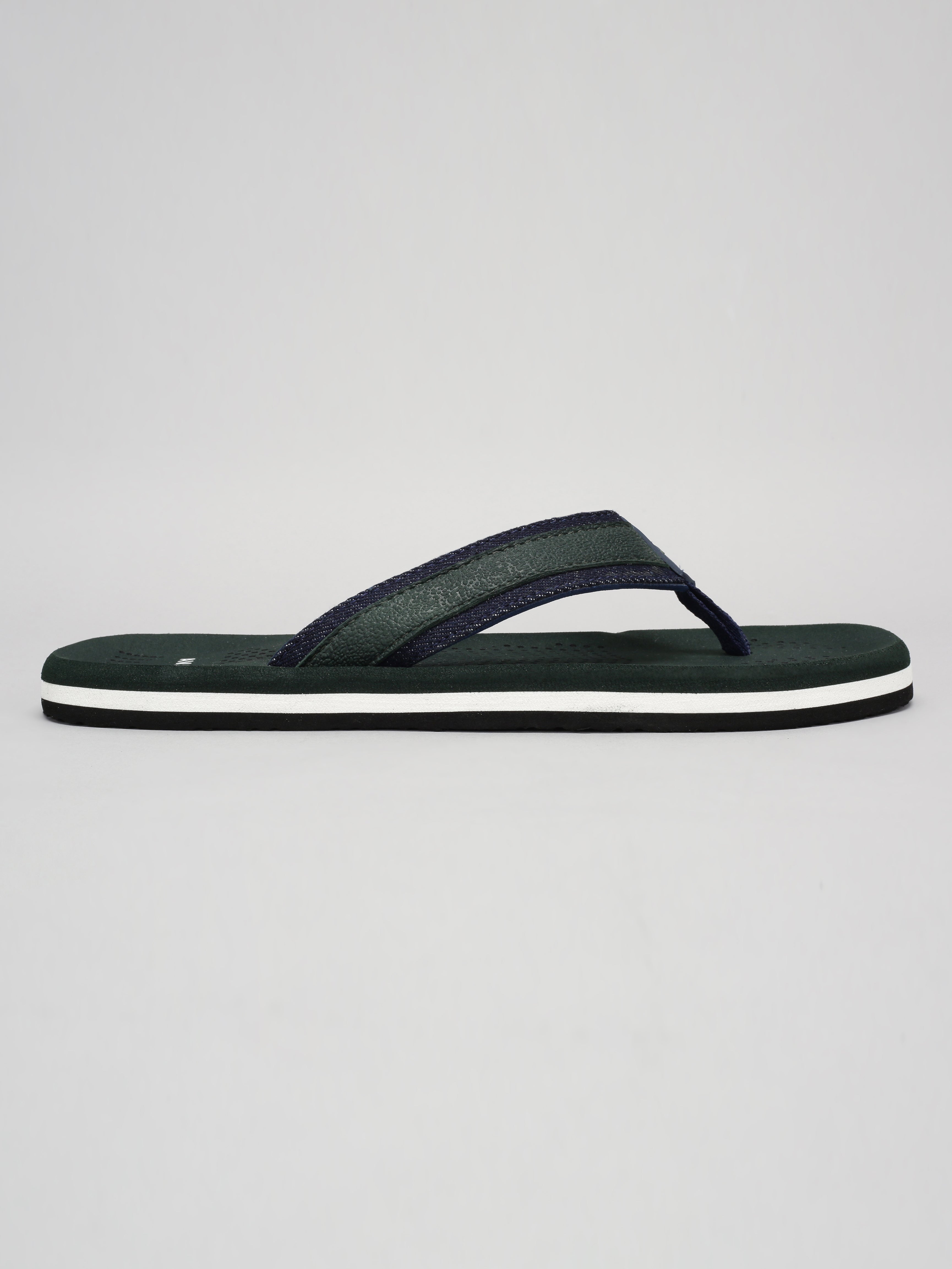 Avant Men's Brook Flip Flops - Green/Navy