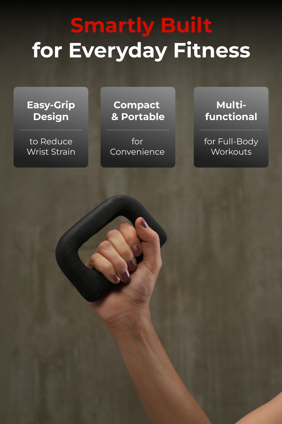 Cult UniFlex 1Kg x 2 Neoprene Hand Dumbbells | Anti-Slip Weights for Aerobics & Home Workouts