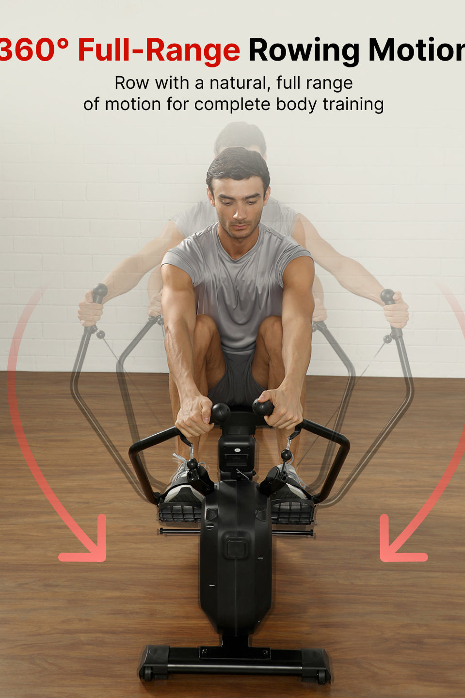 Cult SmartRowDualGlide Full-Motion Magnetic Rower | 120Kg Max Weight | Quiet Home Use Rowing Machine (with 6 months extended warranty)