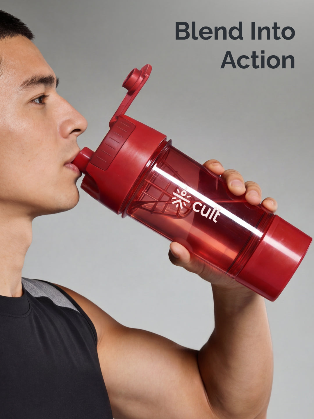 cult Cyclone Shaker 500 ML Red