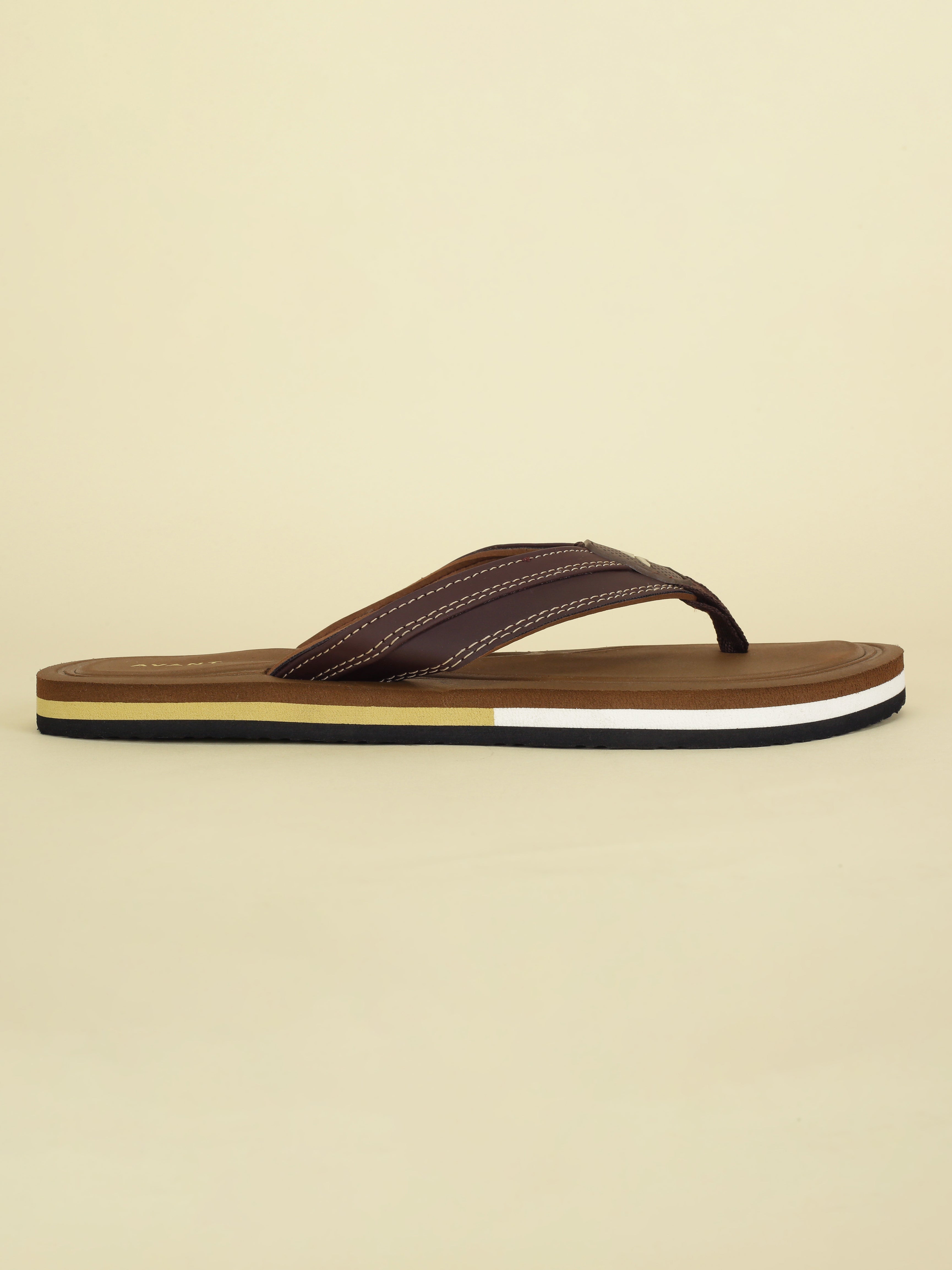 Avant Men's Flint Flip Flops - D.Brown