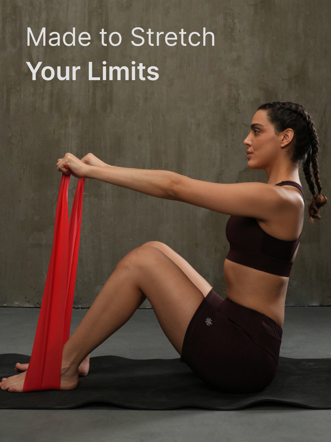 cult Pilates GYM Resistance Band for Fitness, Stretching, Yoga for Men & Women Toning Band Unisex Pack of 3 (Blue, Yellow and Red)