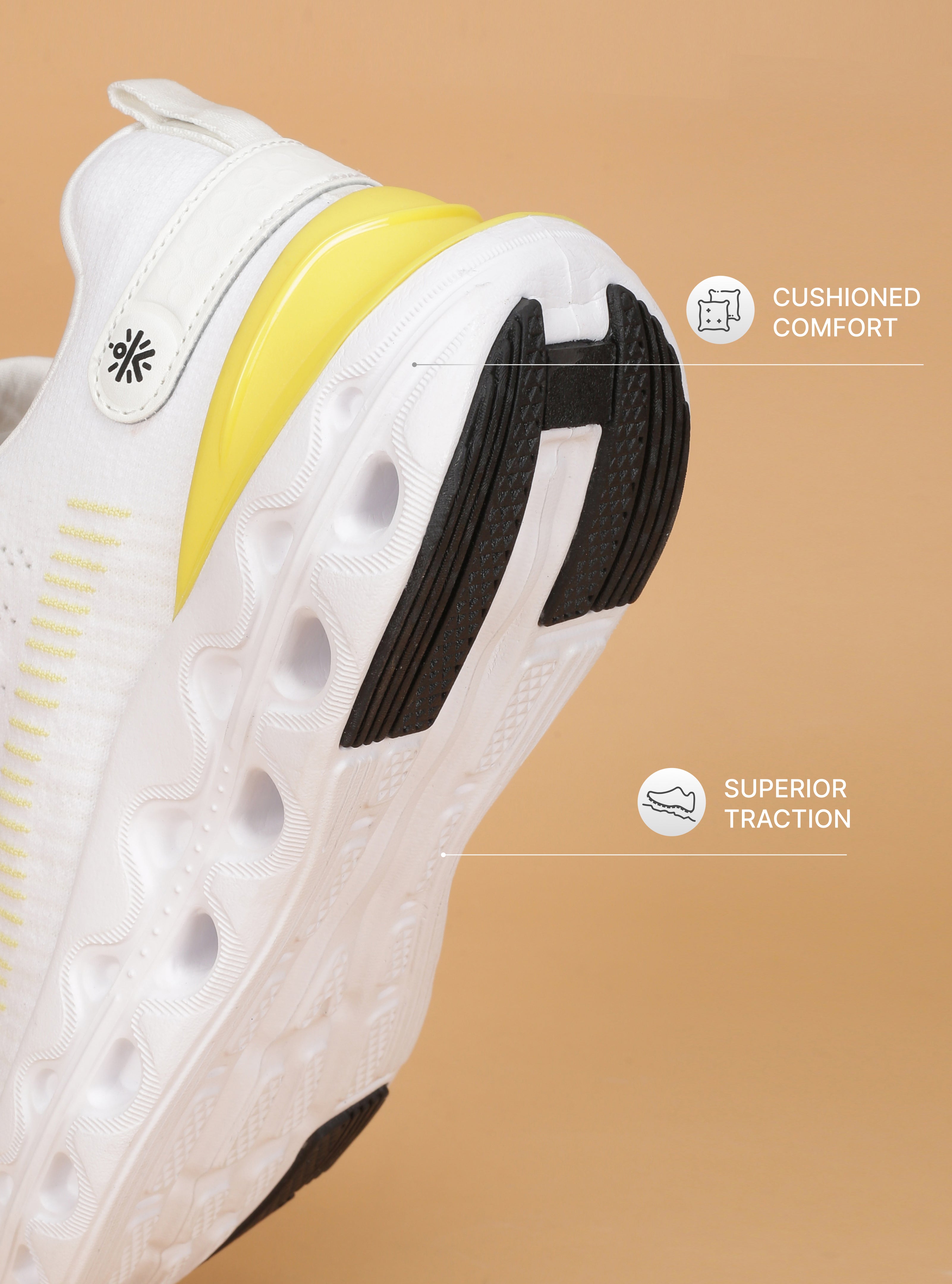 cult Men's Flexora Sneaker Shoes - Yellow