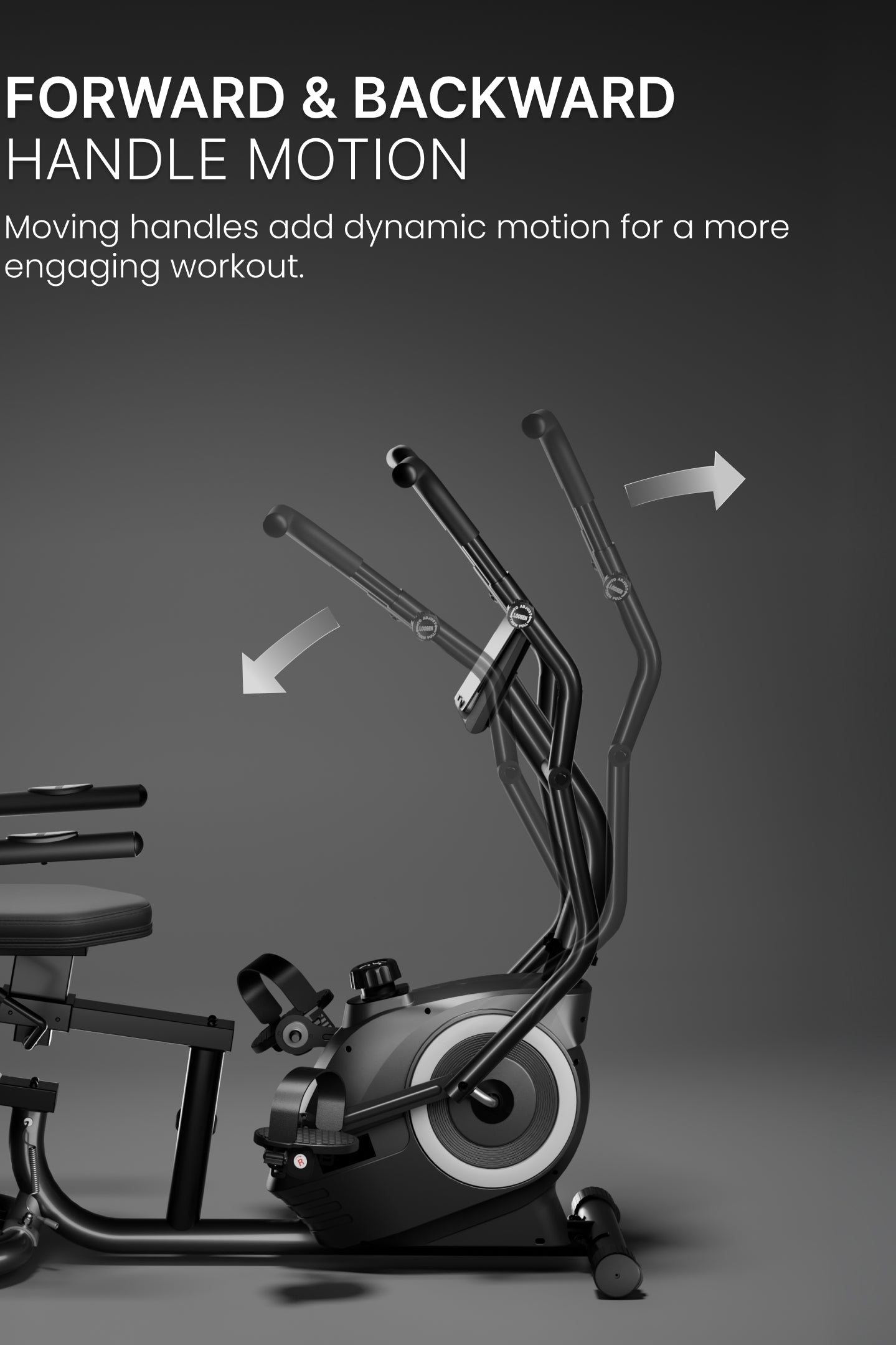 Cult Recumbent Exercise Bike | 16-Level Magnetic Resistance | Moving Handlebars | Adjustable Seat | LCD Display | Heart Rate Sensors | 130 kg Capacity | Self-Powered Exercise Cycle for Home