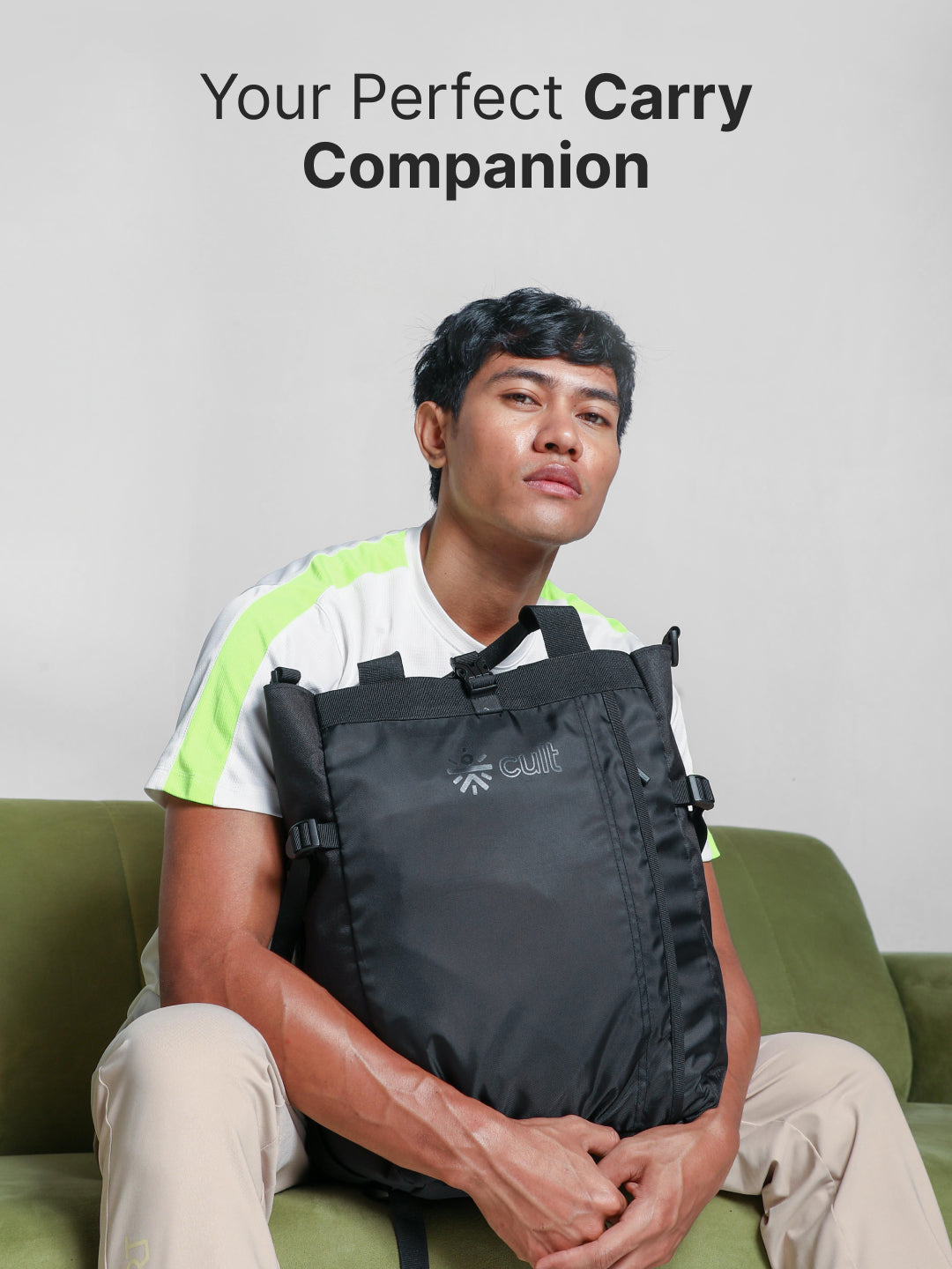 Work to Play Laptop Backpack 35L - Water-Repellent, Multi-Functional Bag with Trolley Sleeve With Shoe Bag - Black