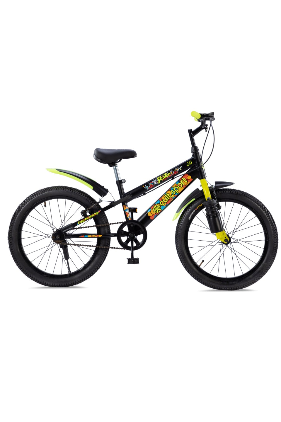Skater 20T Steel Frame Kids Bike Black
