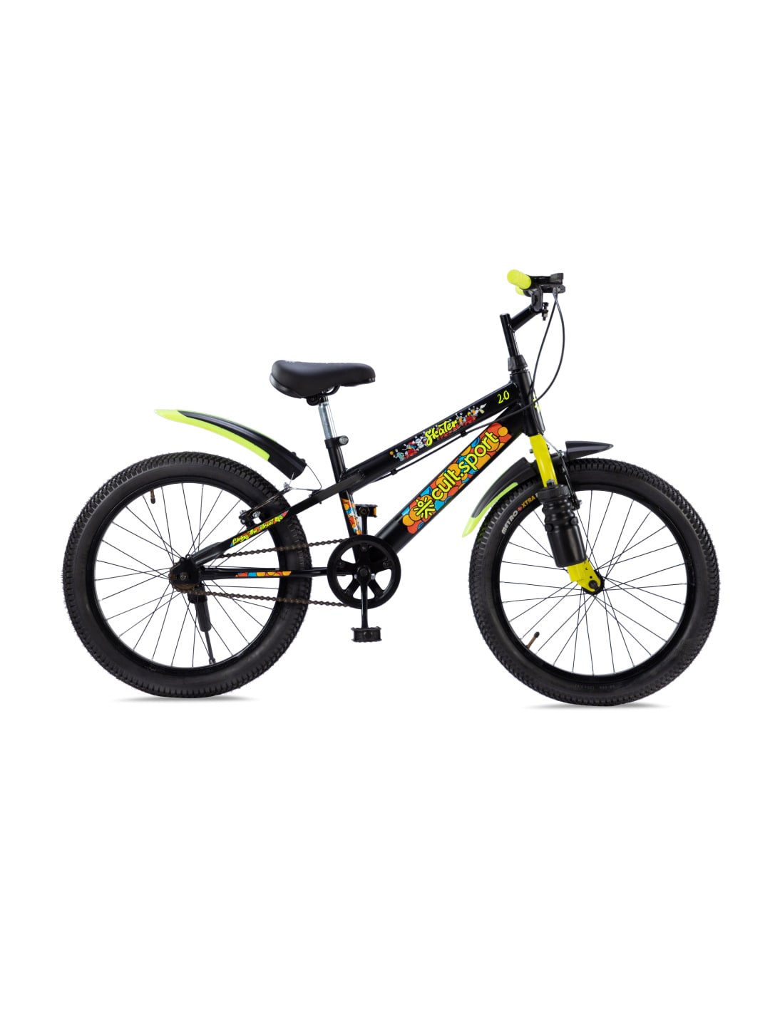 Skater 20T Steel Frame Kids Bike Black