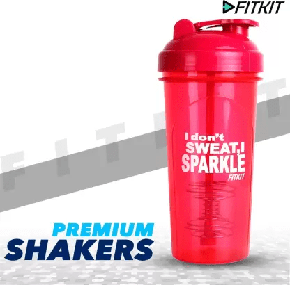 Fitkit FKSB05 Classic 700 ml Shaker (Pack of 1, Pink)