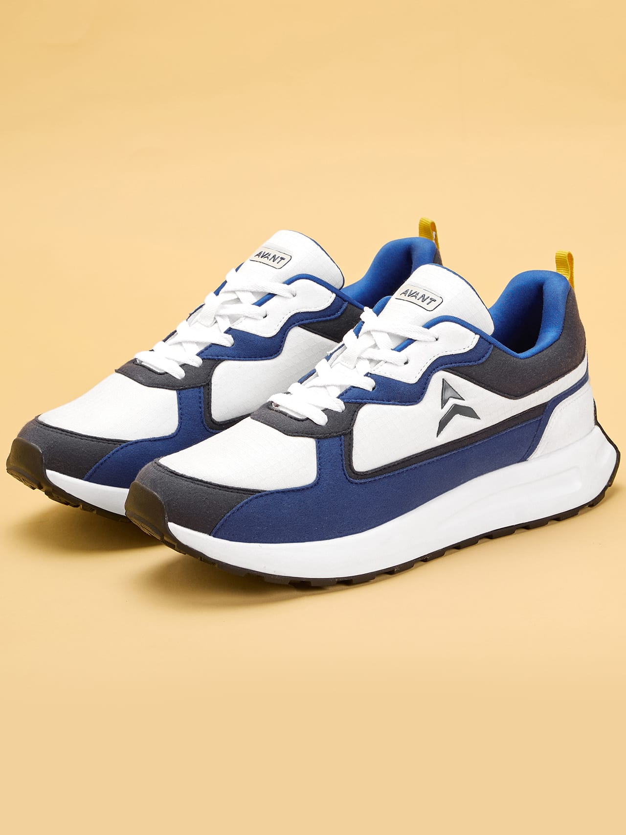 Avant Men's Waffle Max Sneaker Shoes - Blue/White