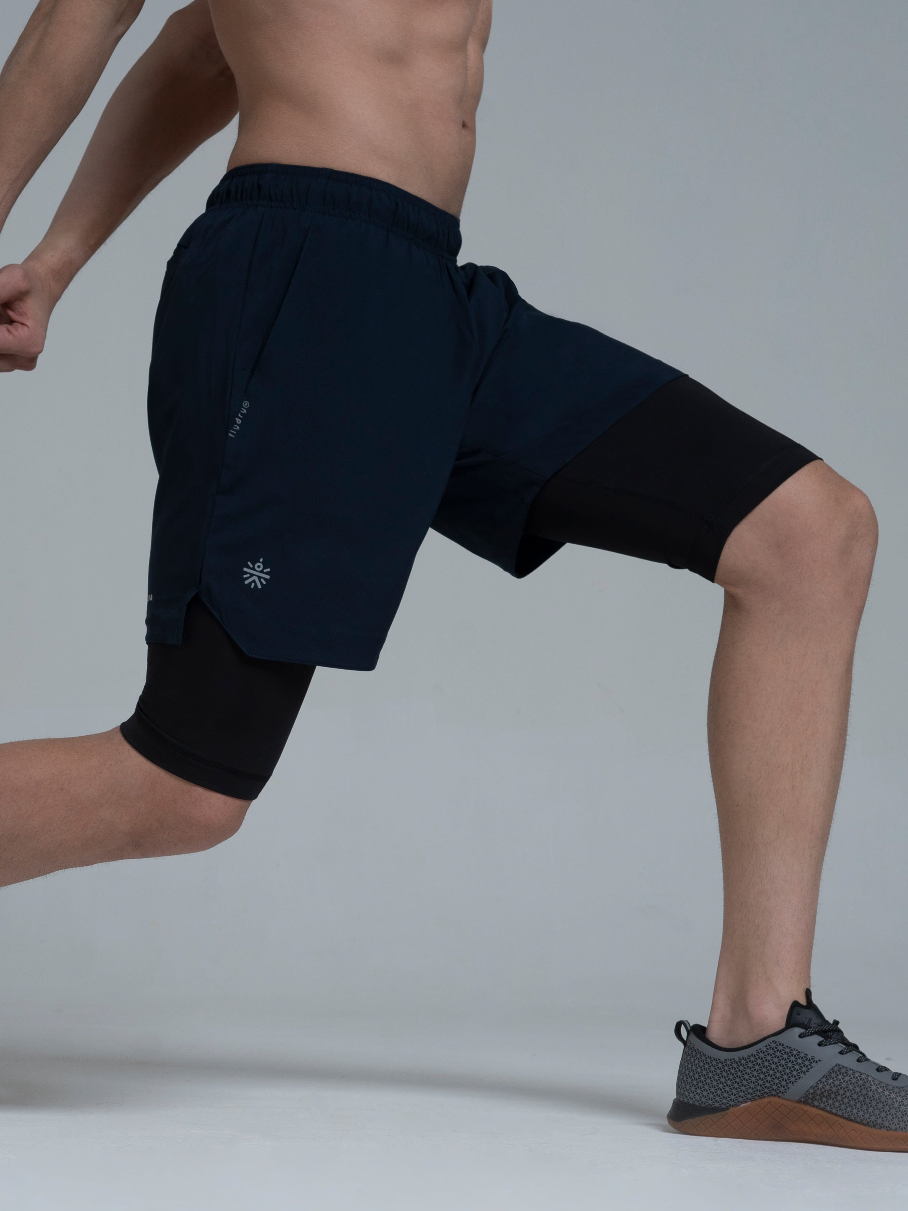 Vital Rep Navy Gym Shorts