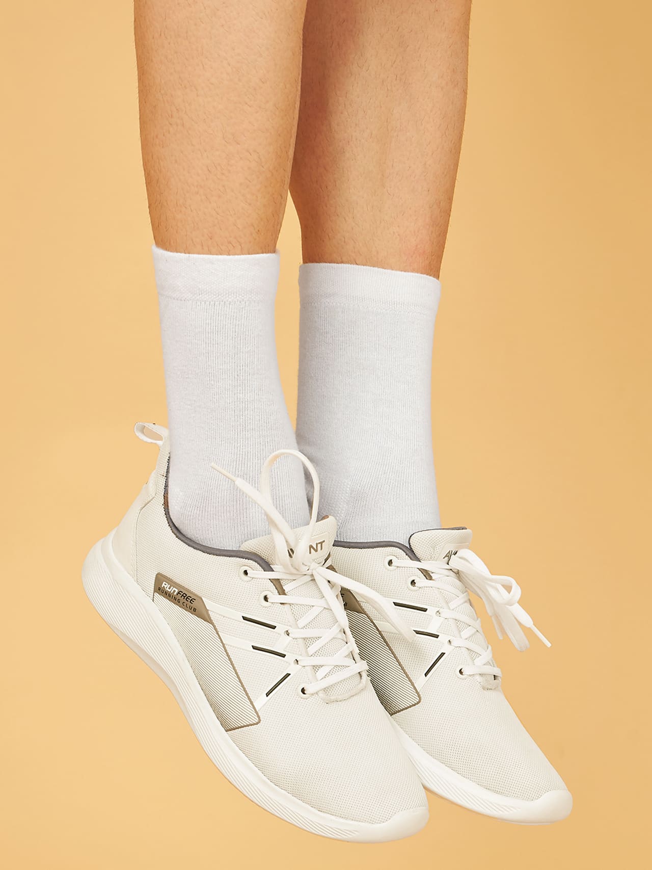 Avant Men's Ultra Running shoes- Beige