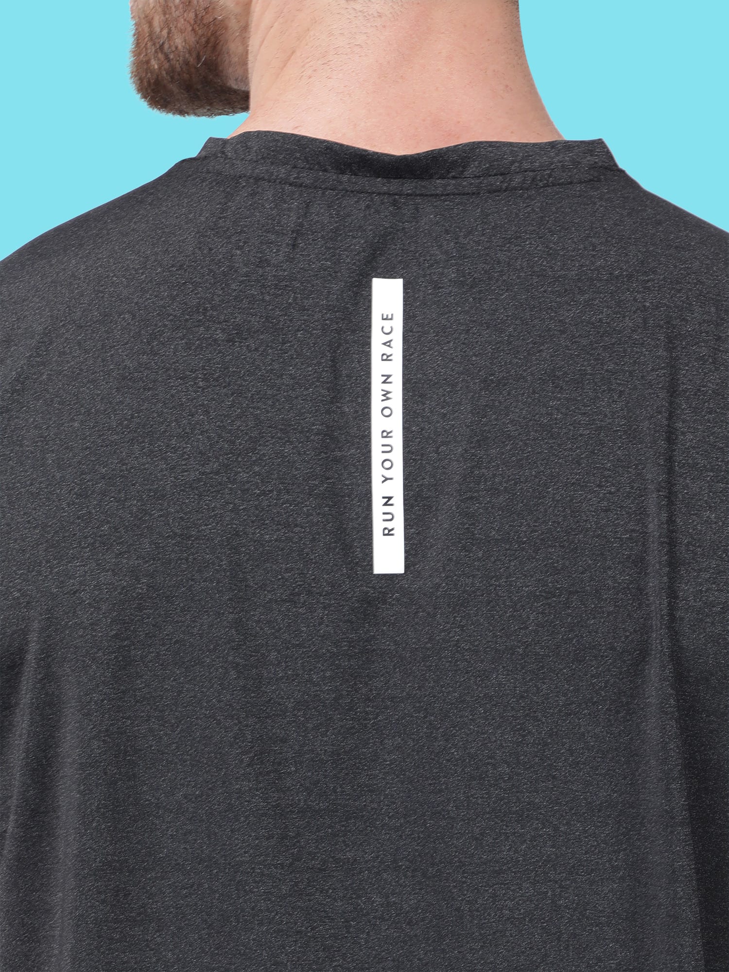 Vital Vent Black Running Relaxed Tee