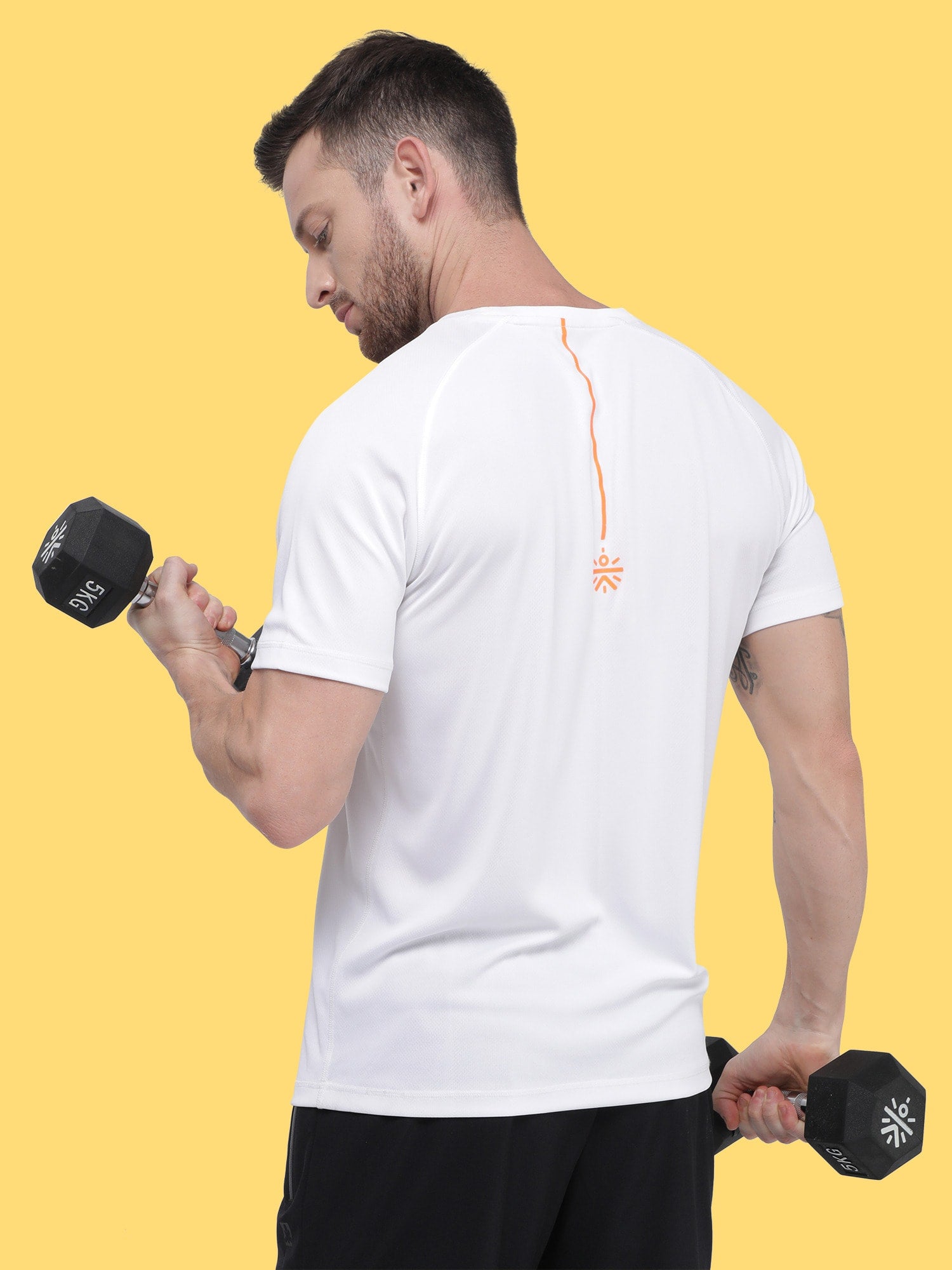 Vital White Training Slim Tee
