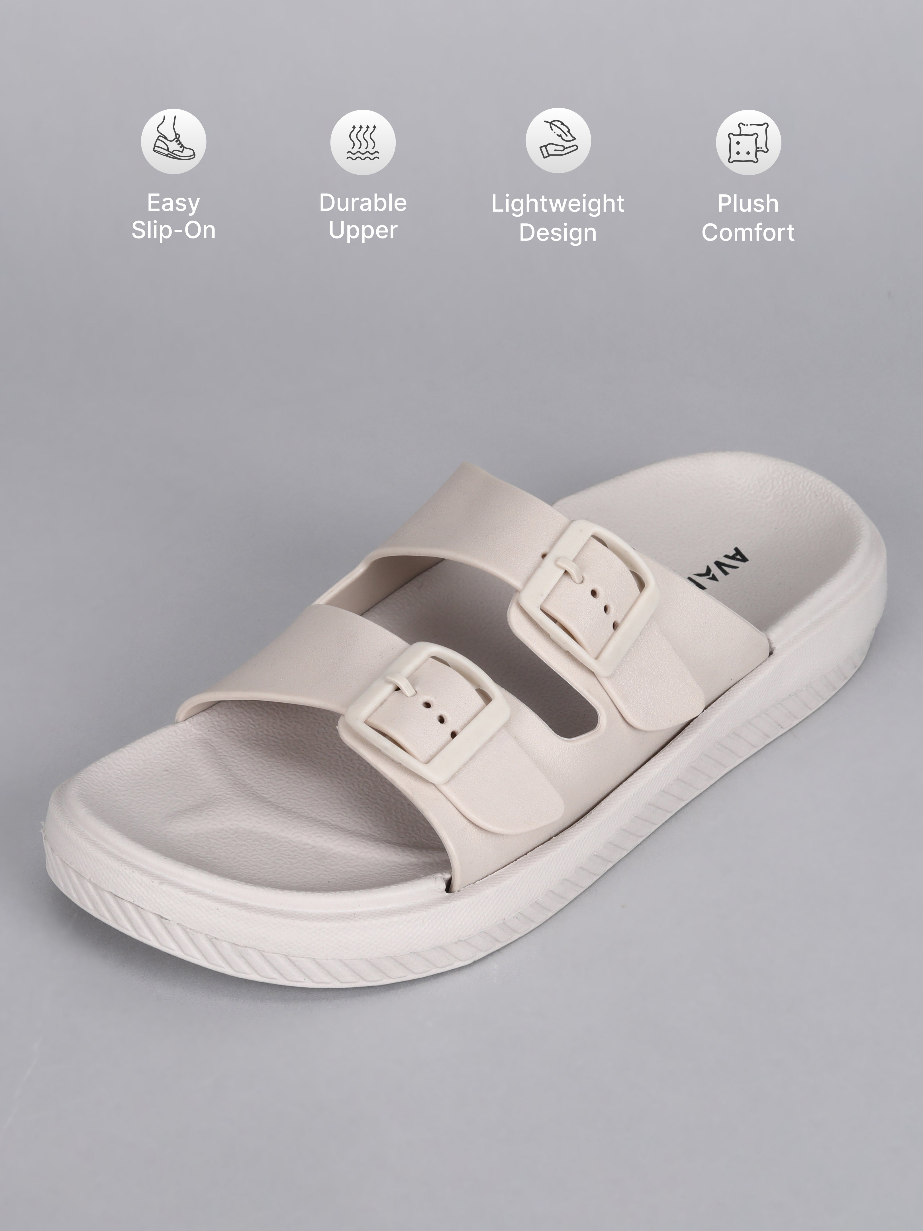 Avant Men’s Brisk Sliders - Cream