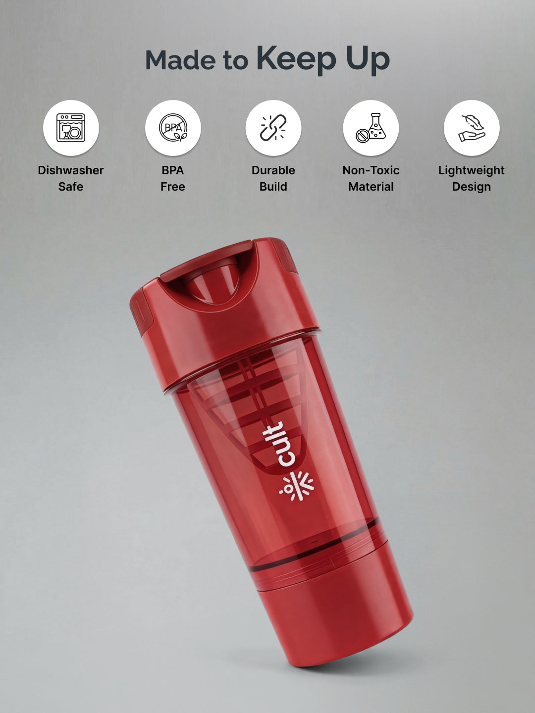 cult Cyclone Shaker 500 ML Red