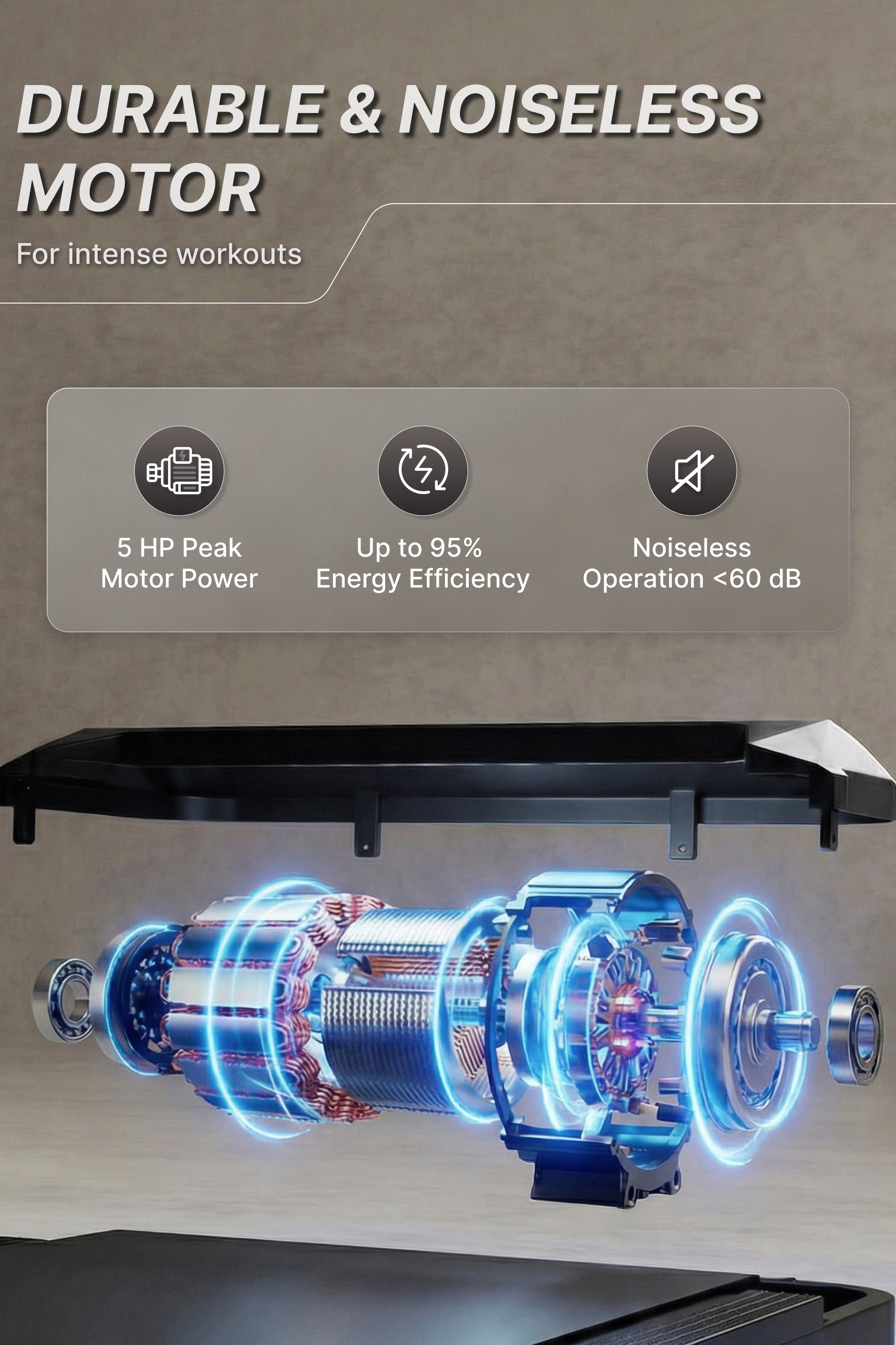 Cult Fold Plus Center-Folding Walking Pad with 5HP Motor with Easy Remote Control | Max User 130kg | Top Speed 6kmph | Running Deck 39.3 x 15.7 inches | Space Saving & Perfect for Home use Treadmill (with 6 Months Extended Warranty)