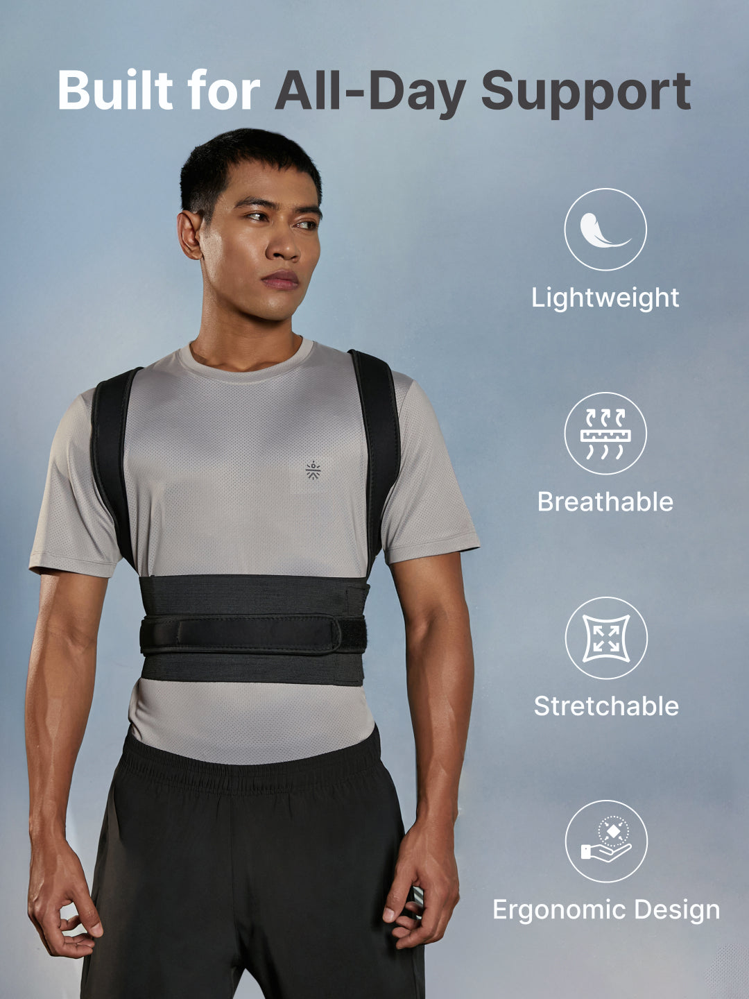 cult Posture Corrector Unisex Black