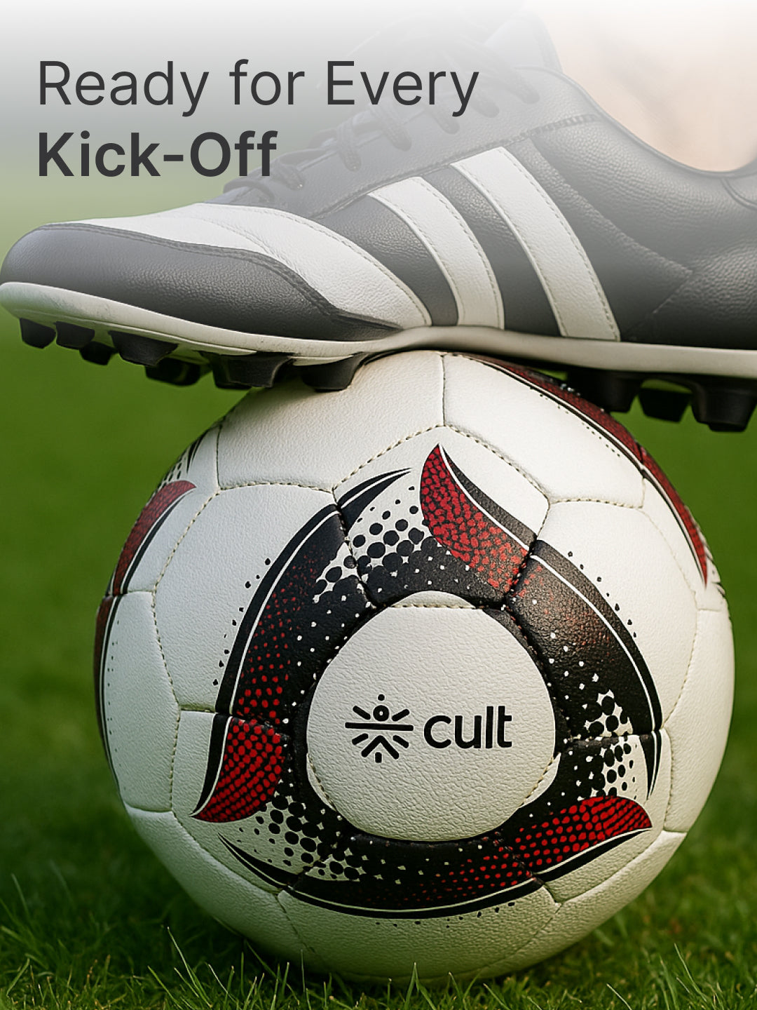 Cult Football Combo – MS Glider Red 32P + Ball Pump