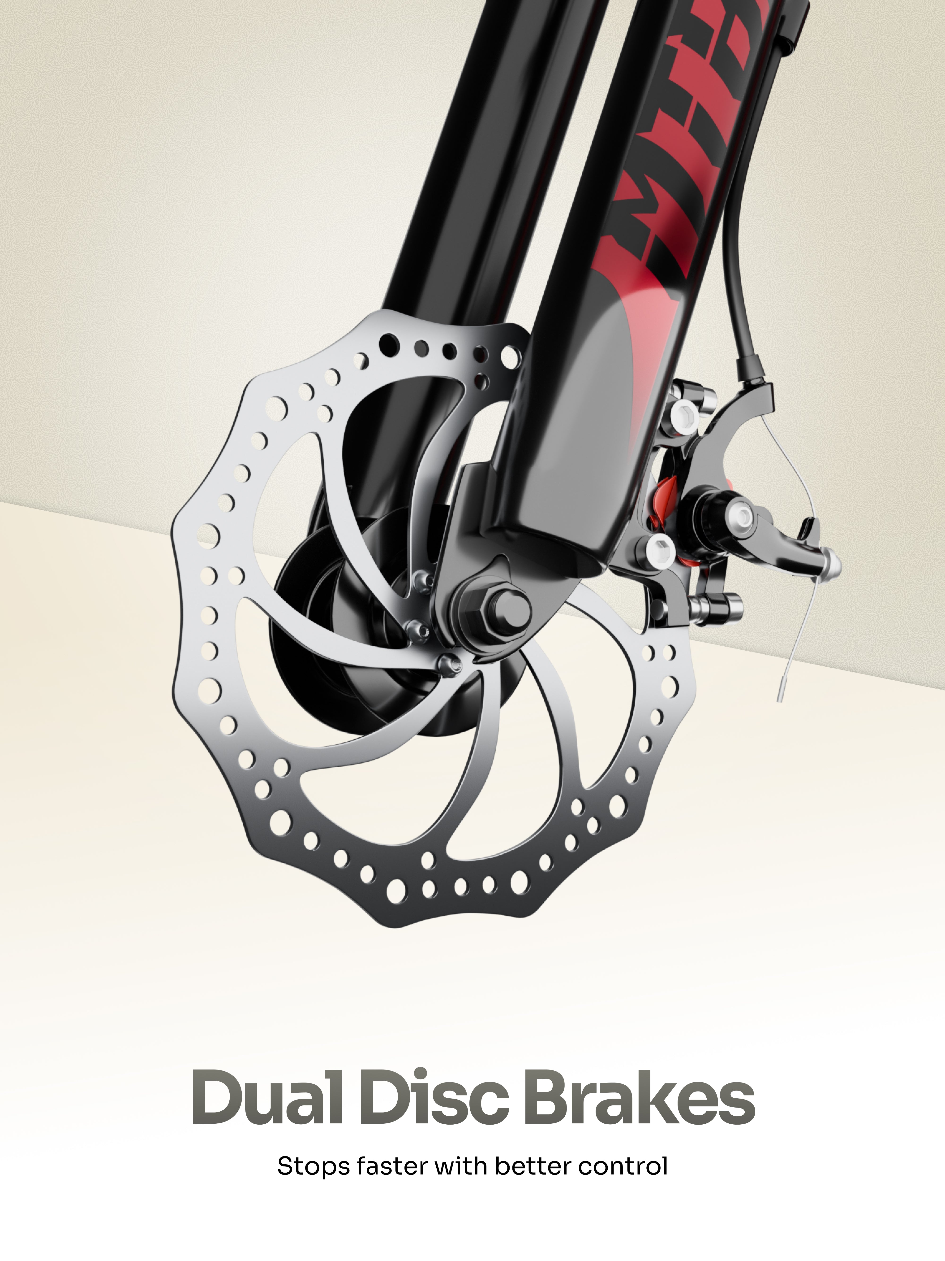 Cult Phoenix 29T Steel Mountain Bike with Dual Disc Brake and Front Suspension, Red