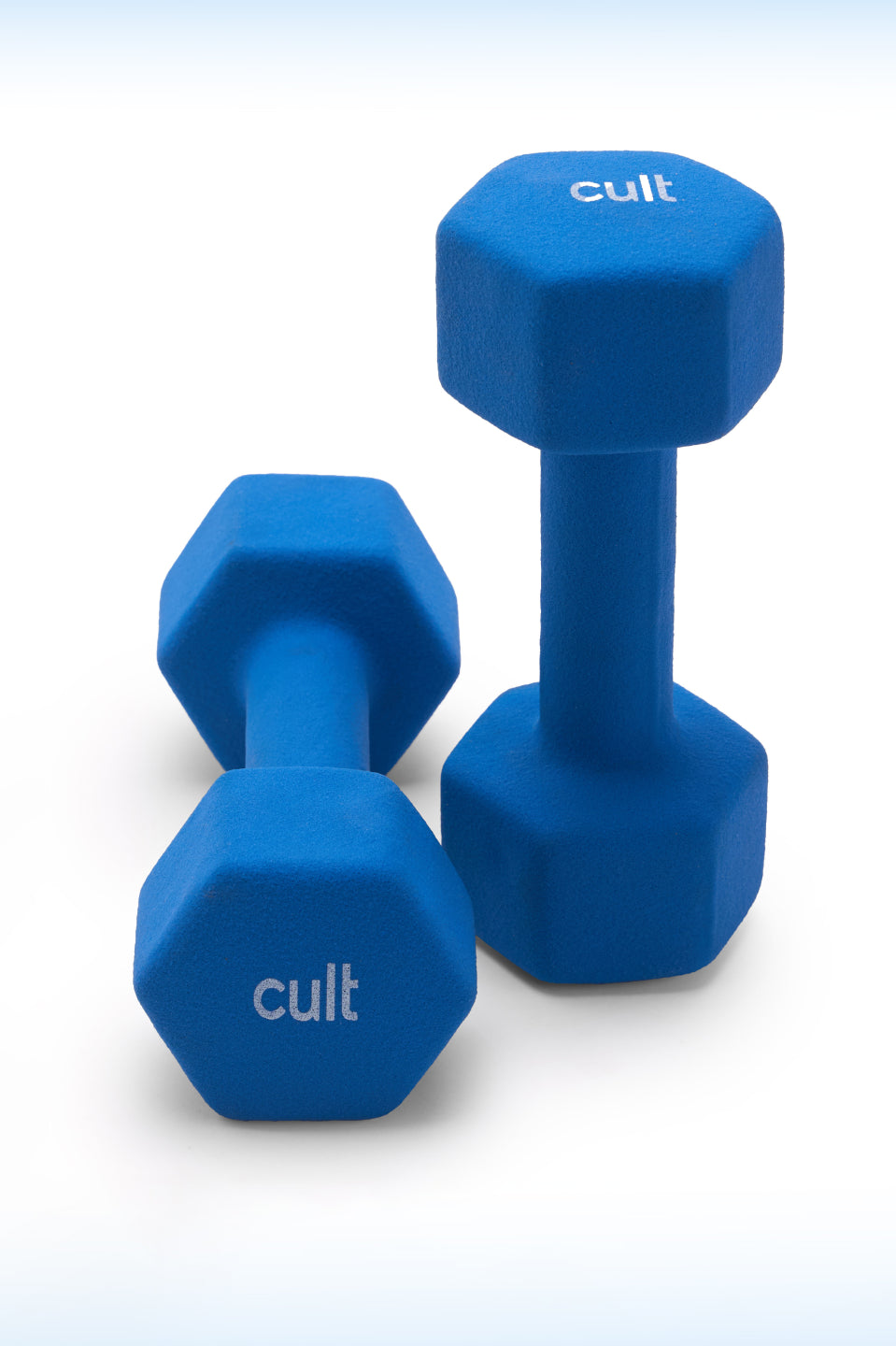 Cult 5KGx2 Neoprene Dumbbells For Home & Gym Exercises (Blue)