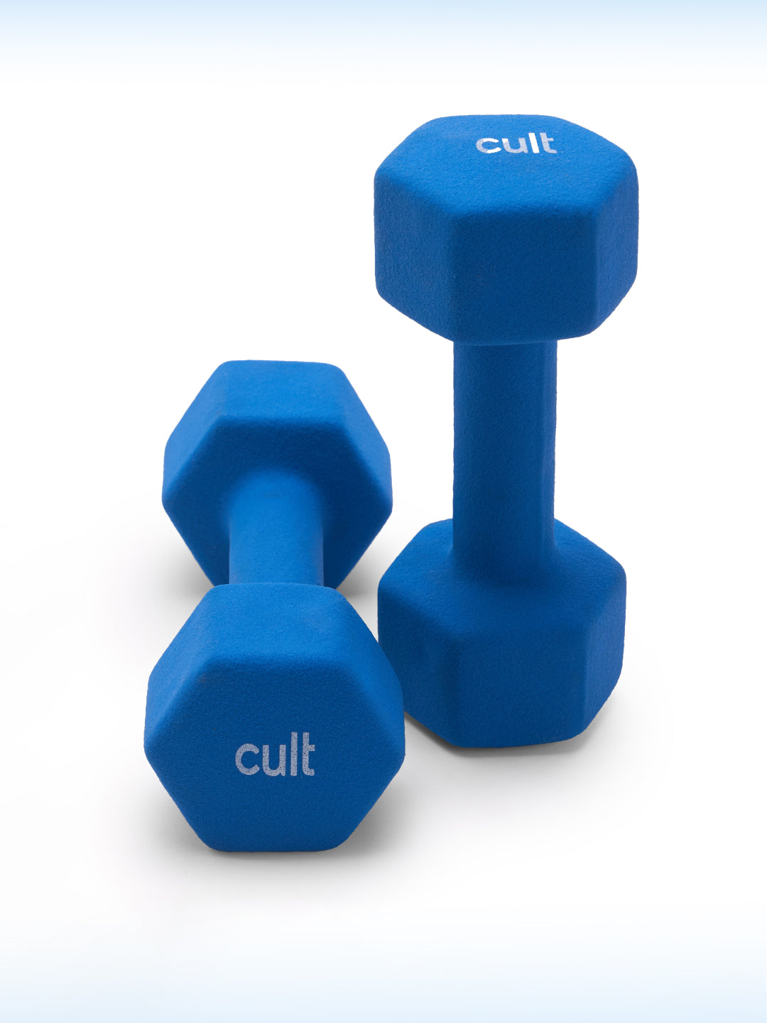 Cult 5KGx2 Neoprene Dumbbells For Home & Gym Exercises (Blue)