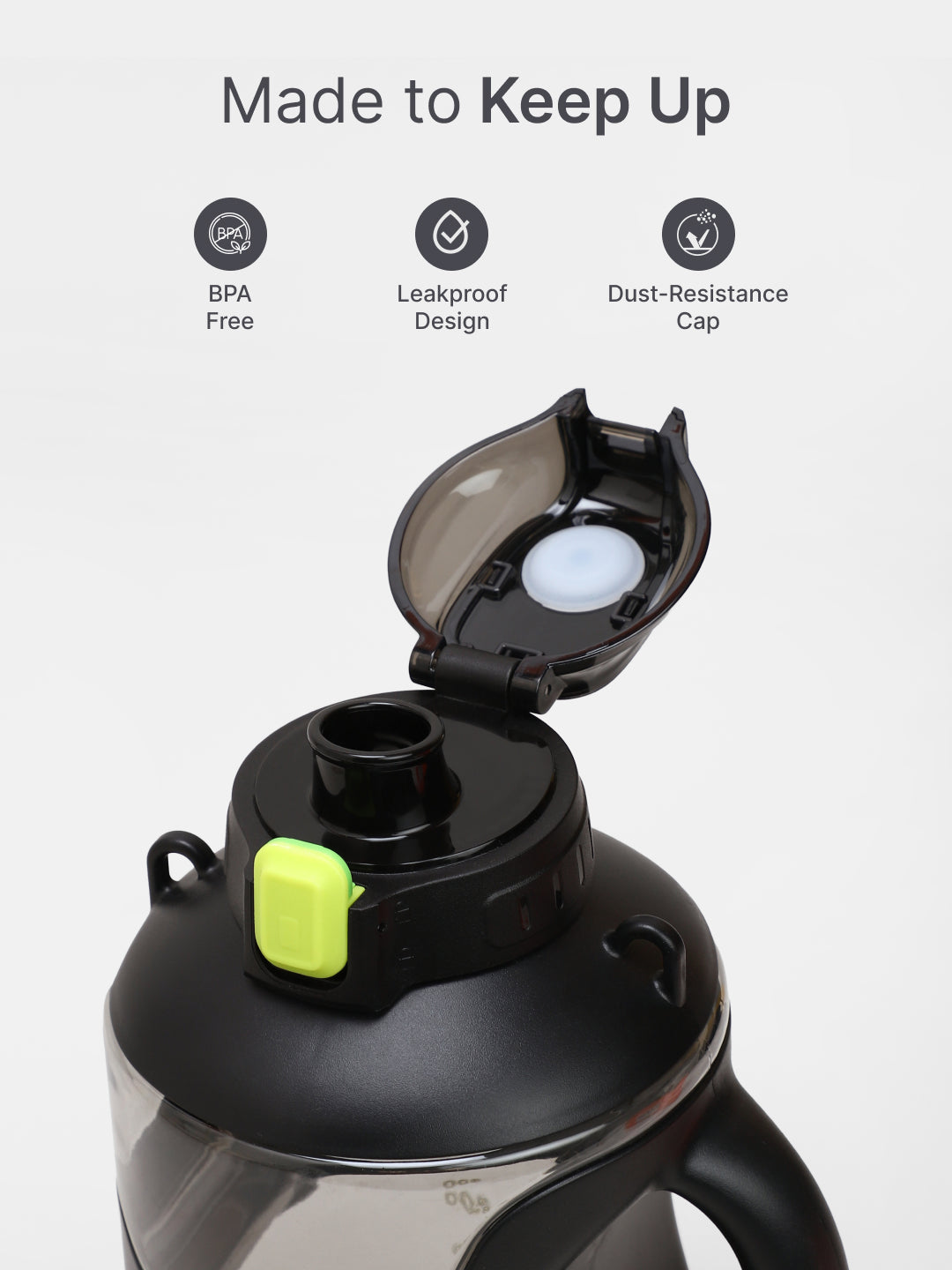 cult Gallon Bottle 2.2L Unisex Black