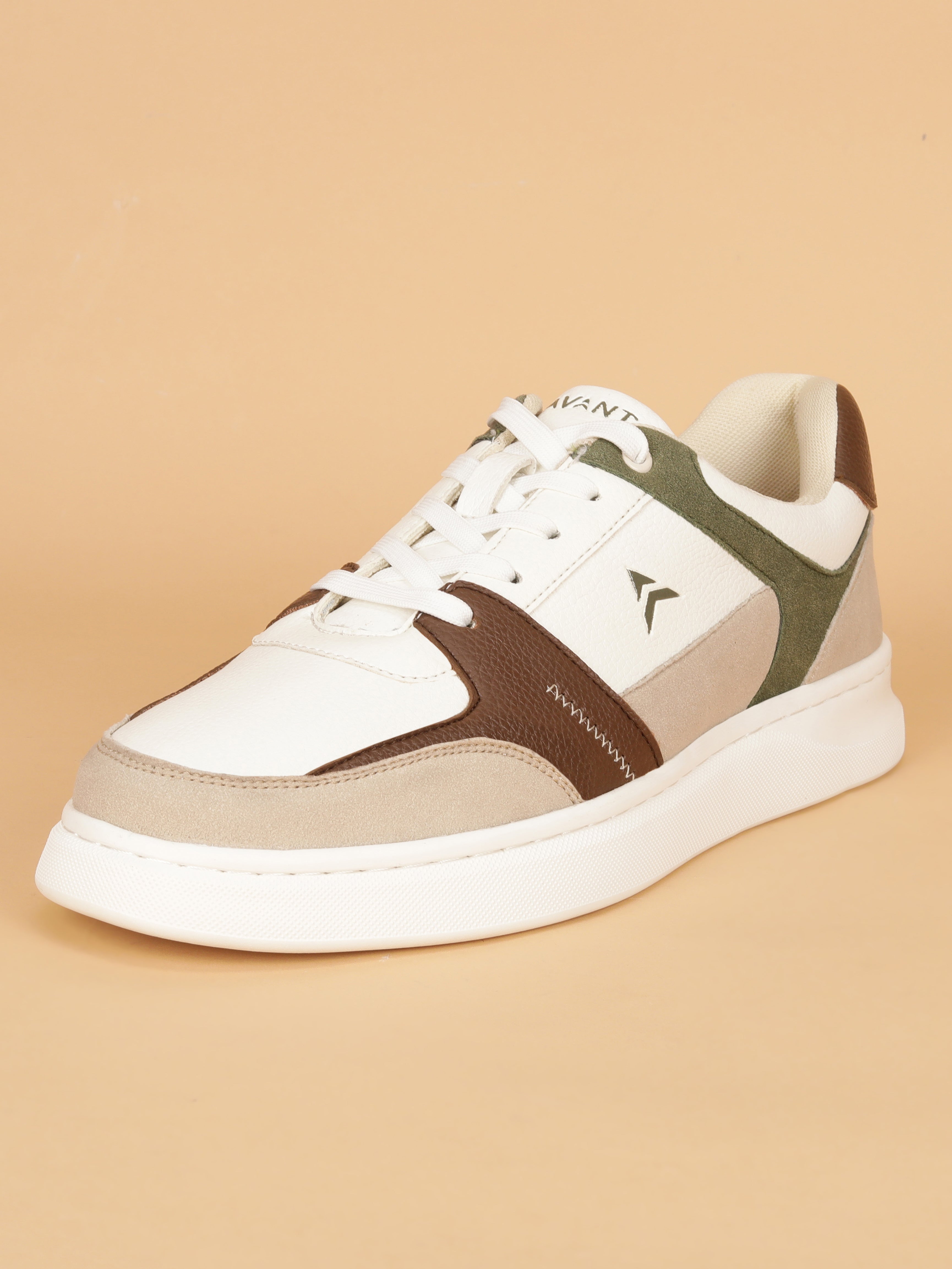 Avant Men's Cobalt Casual Sneakers - Beige