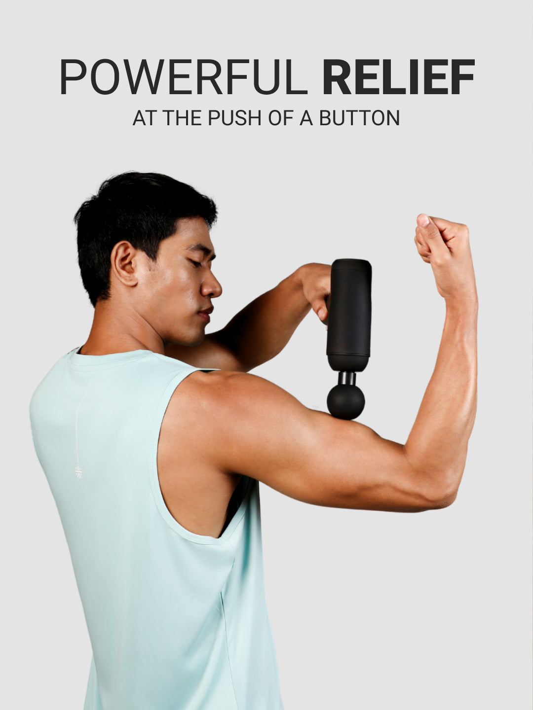 Cult Volt Neo Gun massager Silicone Head, 4000mAh Battery, Pain Relief, Deep Tissue Full Body Gun Massager