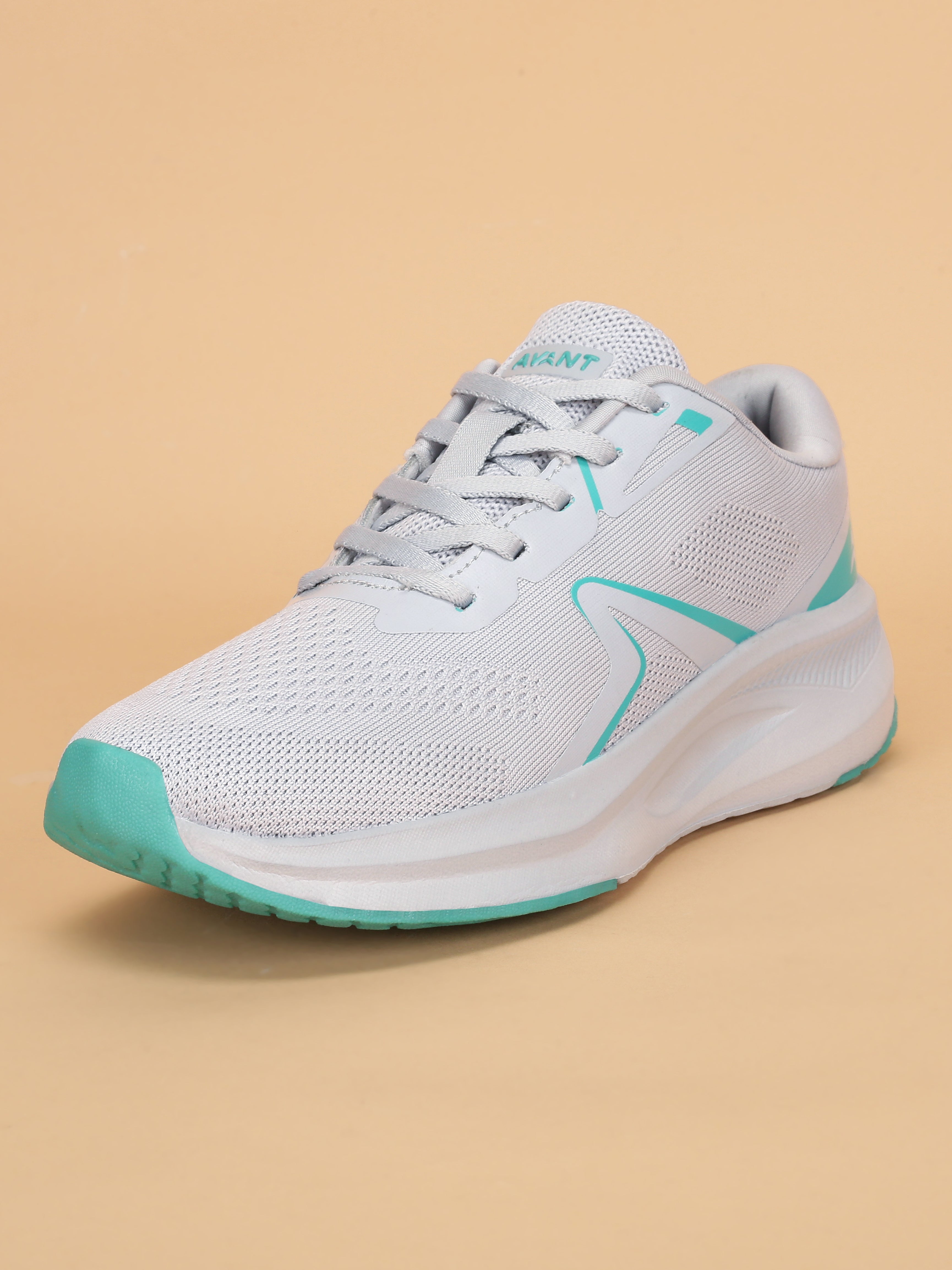 Avant Women's RunAir X1 Running Shoes - L.Grey/Sea Green