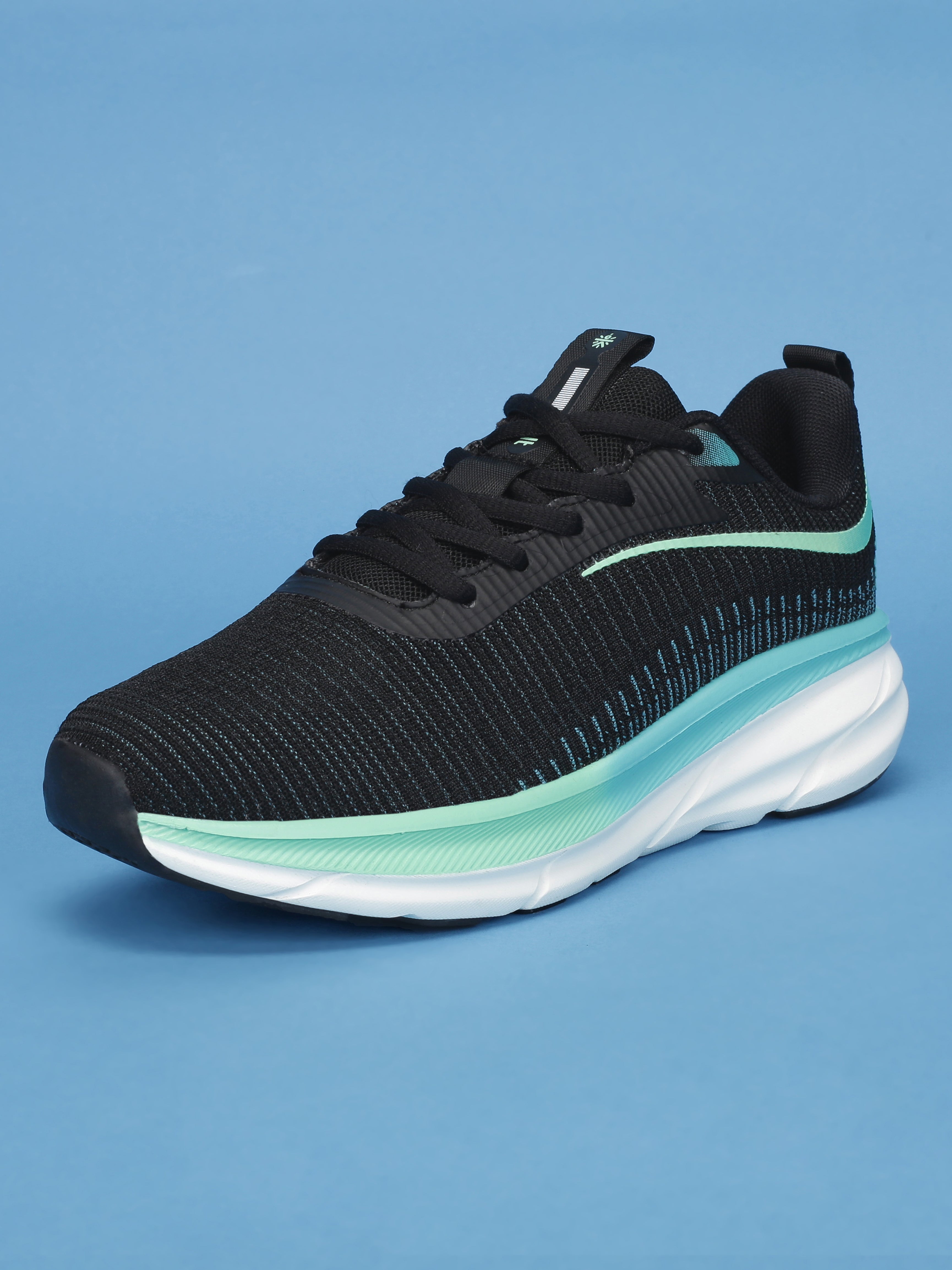 cult Women's Flytor Running Shoes - Black/Sea Green
