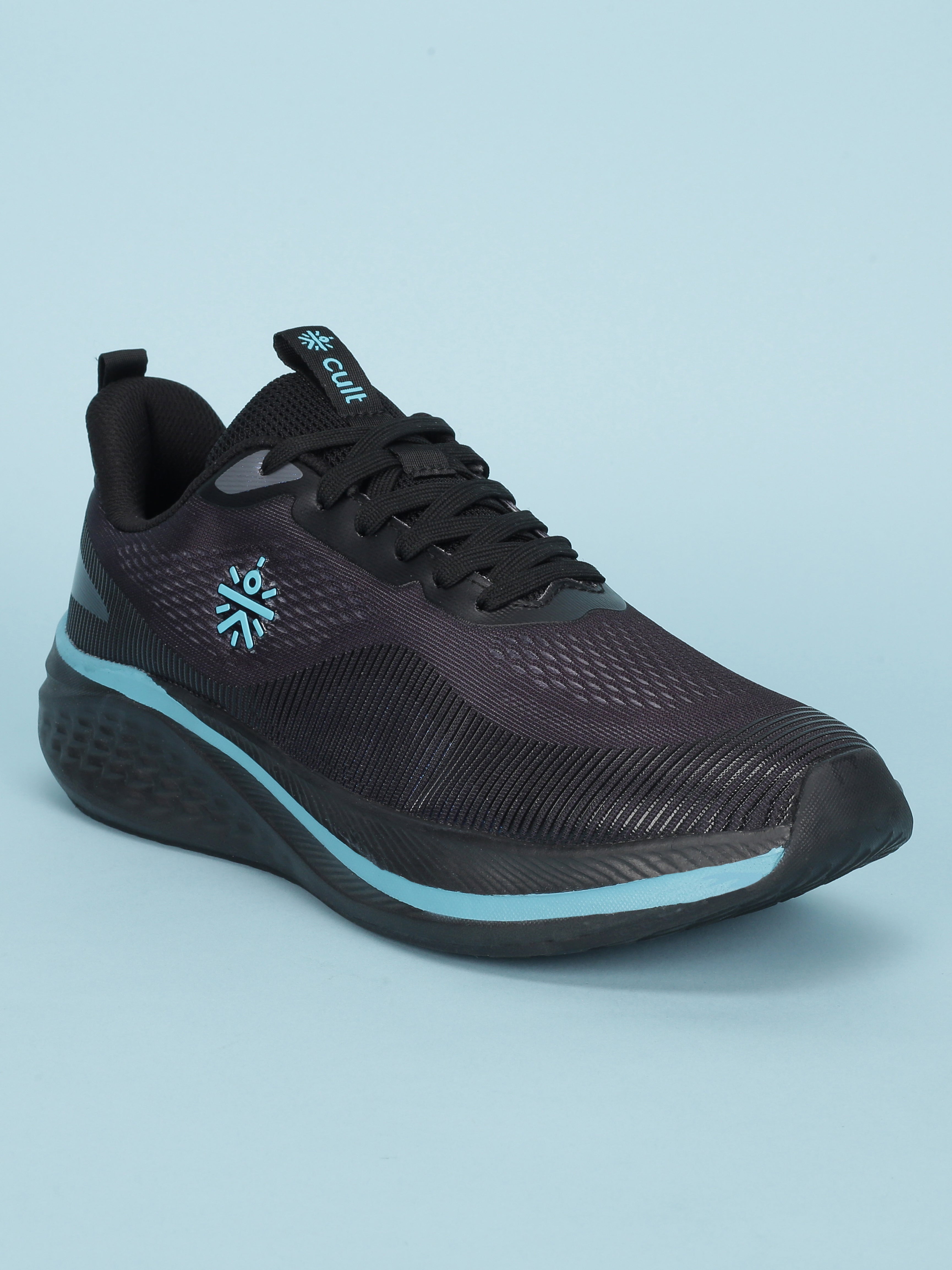 Cult Men's Typhon Running Shoes - Black/Turquoise