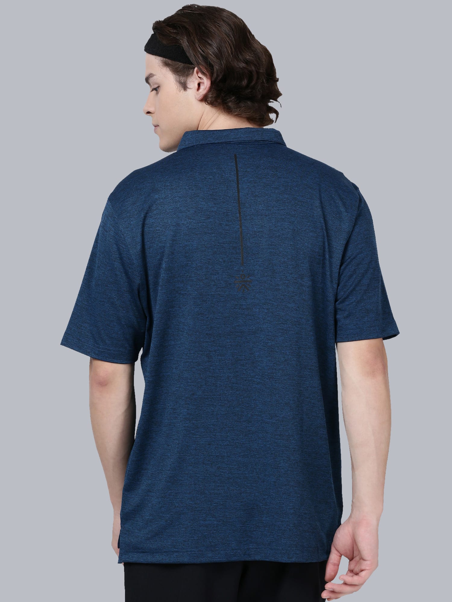 Blakout Finish Teal Relaxed Polo