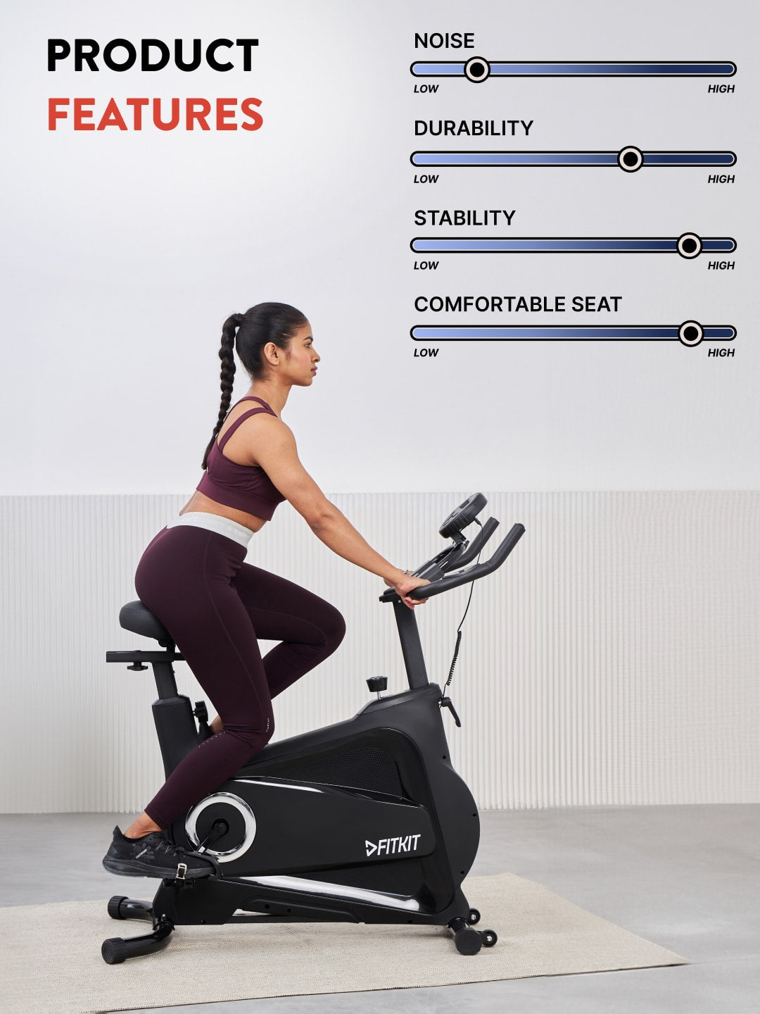 FK8000 | 8kg Flywheel | Max Weight-120kg | Friction Resistance (with 6 months extended warranty)