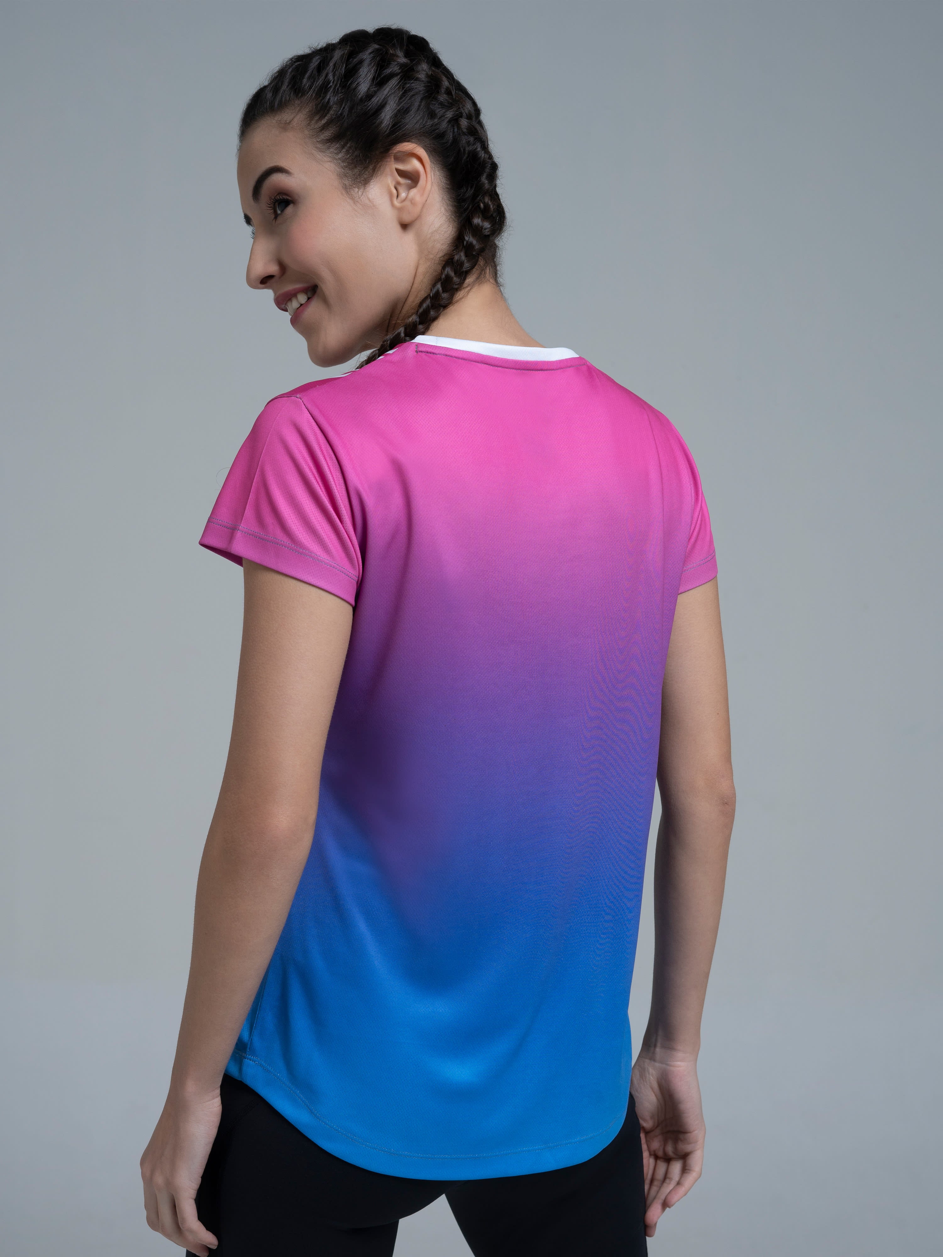 Signature Violet Ombre Gym T-shirt