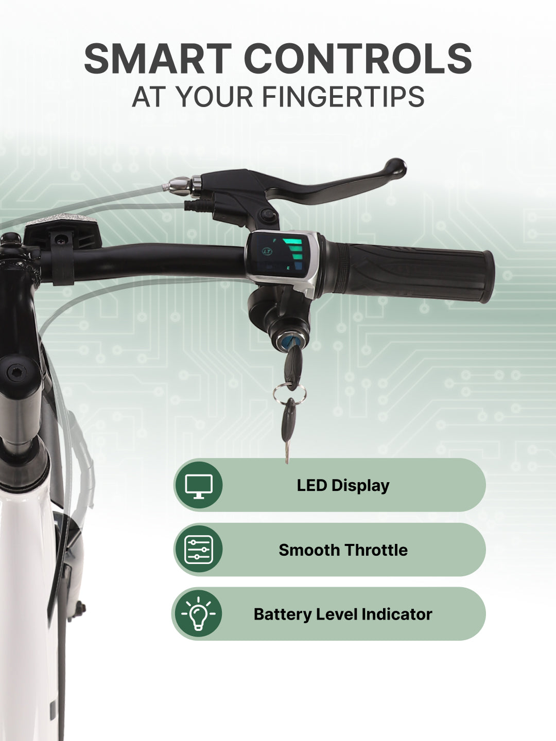 BOLTON27.5TWHITE with 3.5 hrs Fast Charge, Cycling Event BLDC Motor 27.5 inches Single Speed Lithium-ion (Li-ion) Electric Cycle, Ideal for Unisex, 15+ Years