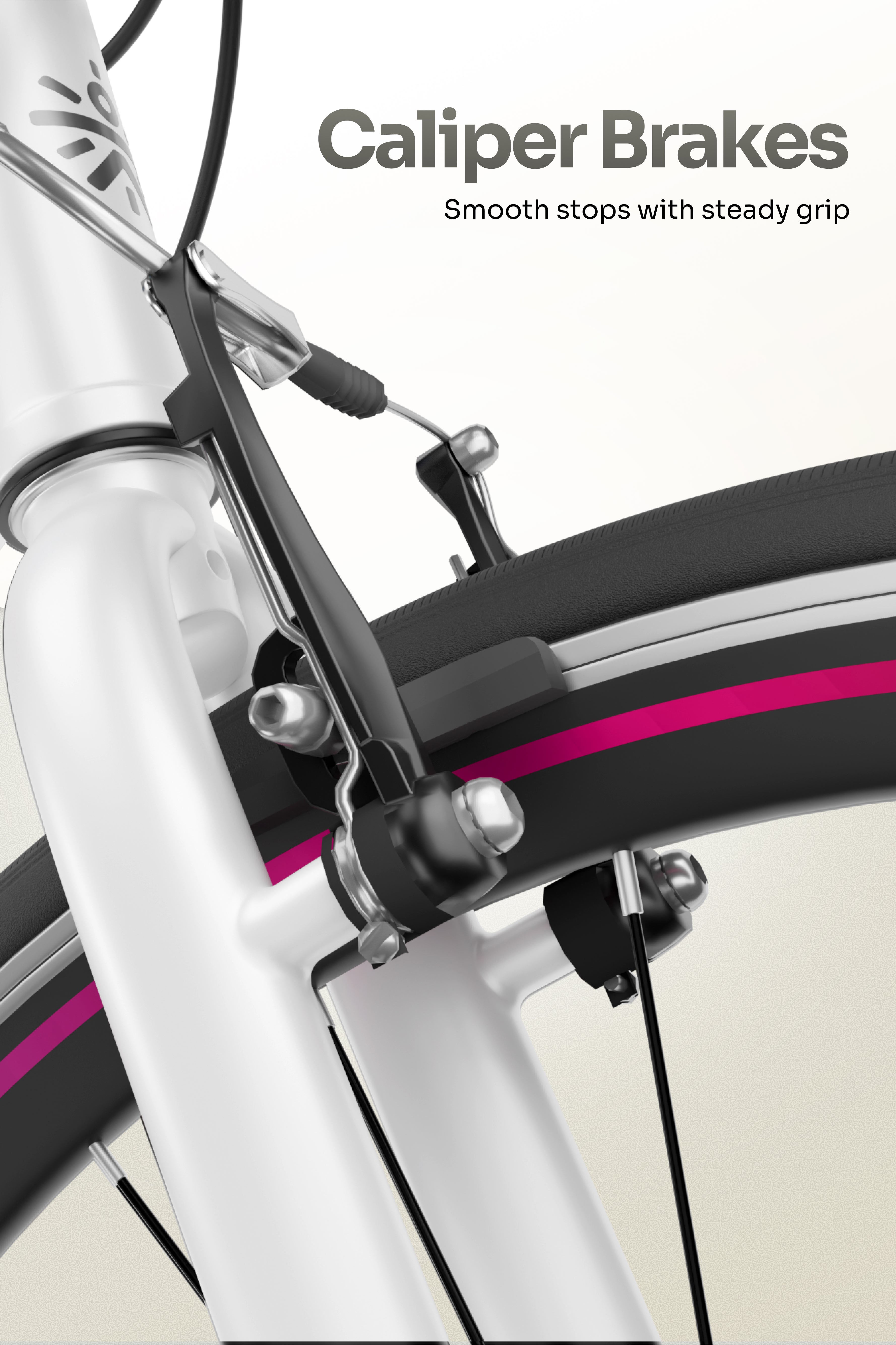 Cult Aero 700C 16 Speed Alloy Road Bike – White