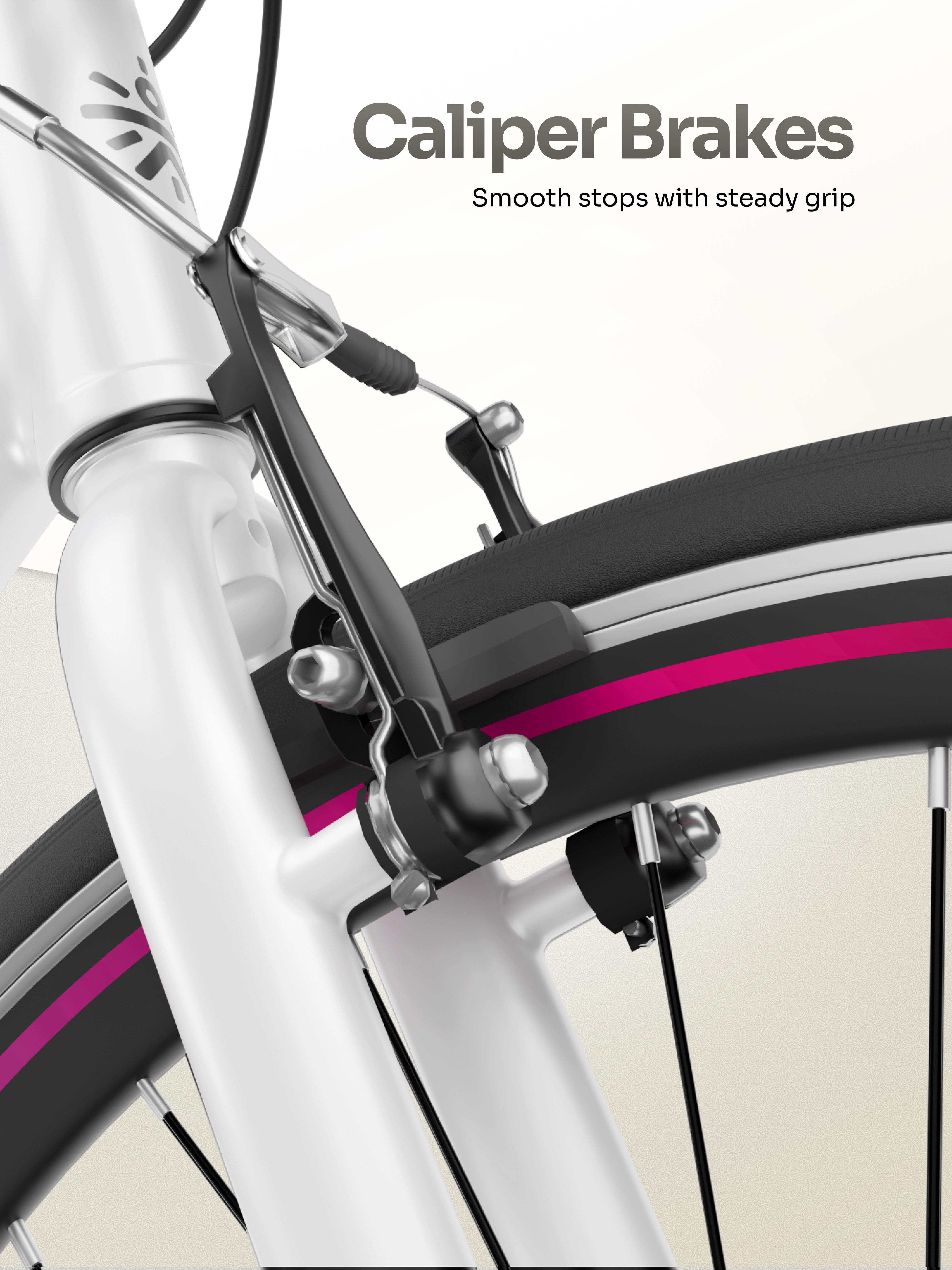 Cult Aero 700C 16 Speed Alloy Road Bike – White