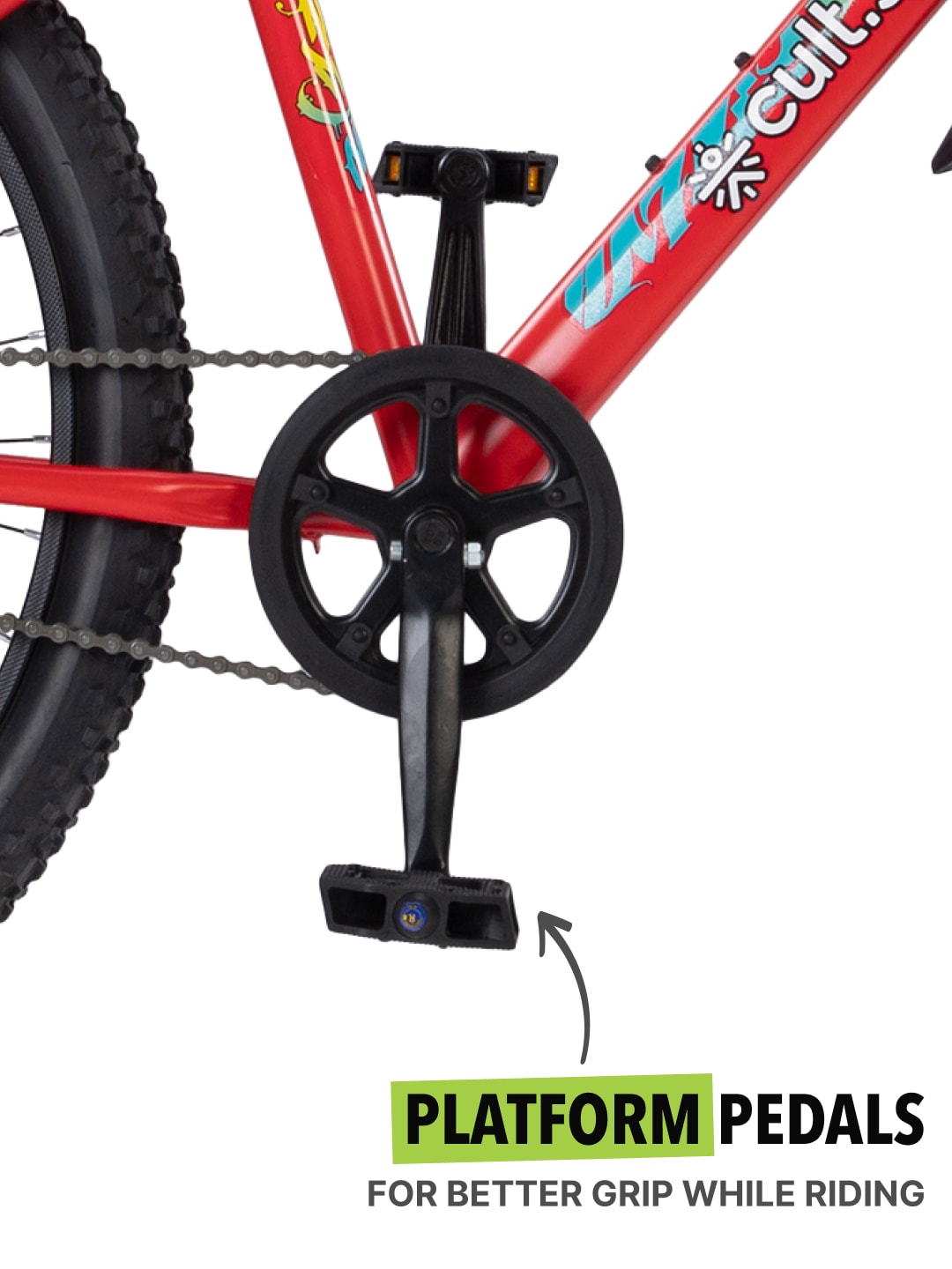 STUDPRO27.5TRED Steel Single Speed 27.5 inch Mountain Cycle with Single Wall Rim and Rigid Fork