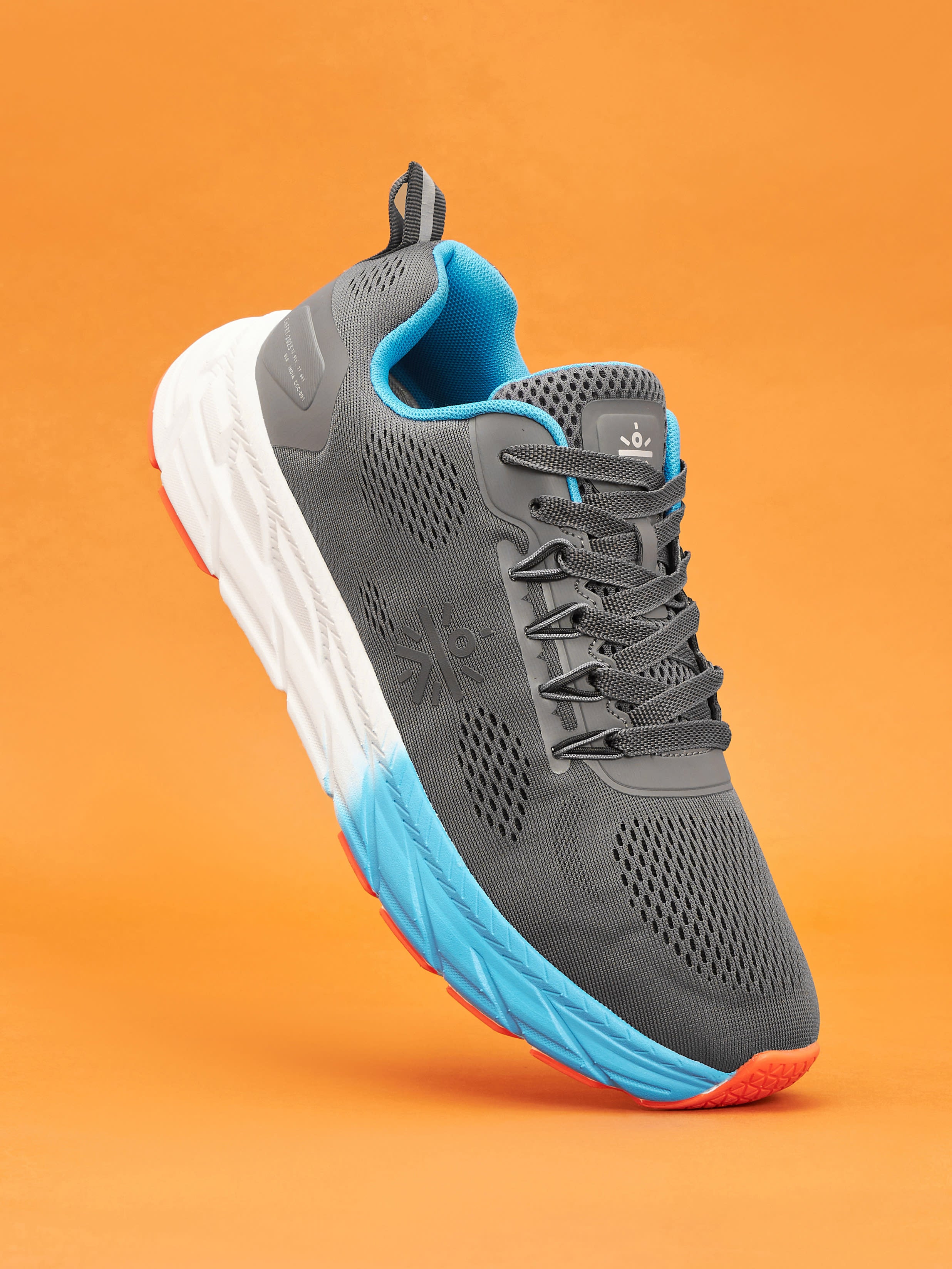 cult EZ+ Ryde Men Running Shoes - Carbon Grey/Blue