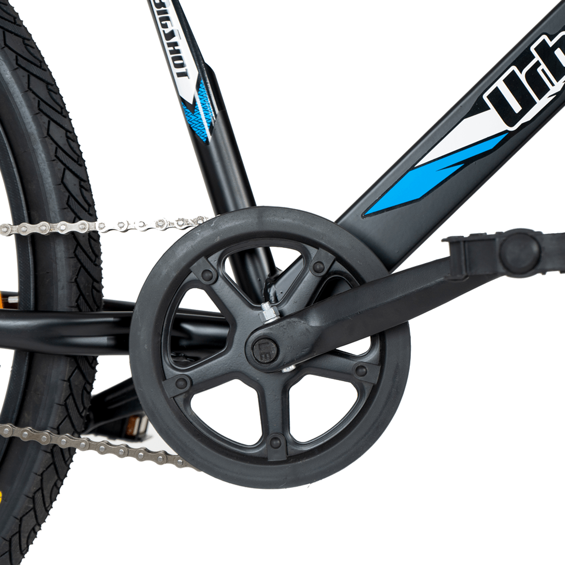 Urban Terrain Bigshot 26" Yellow Single Speed Mountain Bike with Free Cycling Event , Diet Plan & Ride Tracking App by Cultsport (18 Inch Frame, Ideal for Unisex)