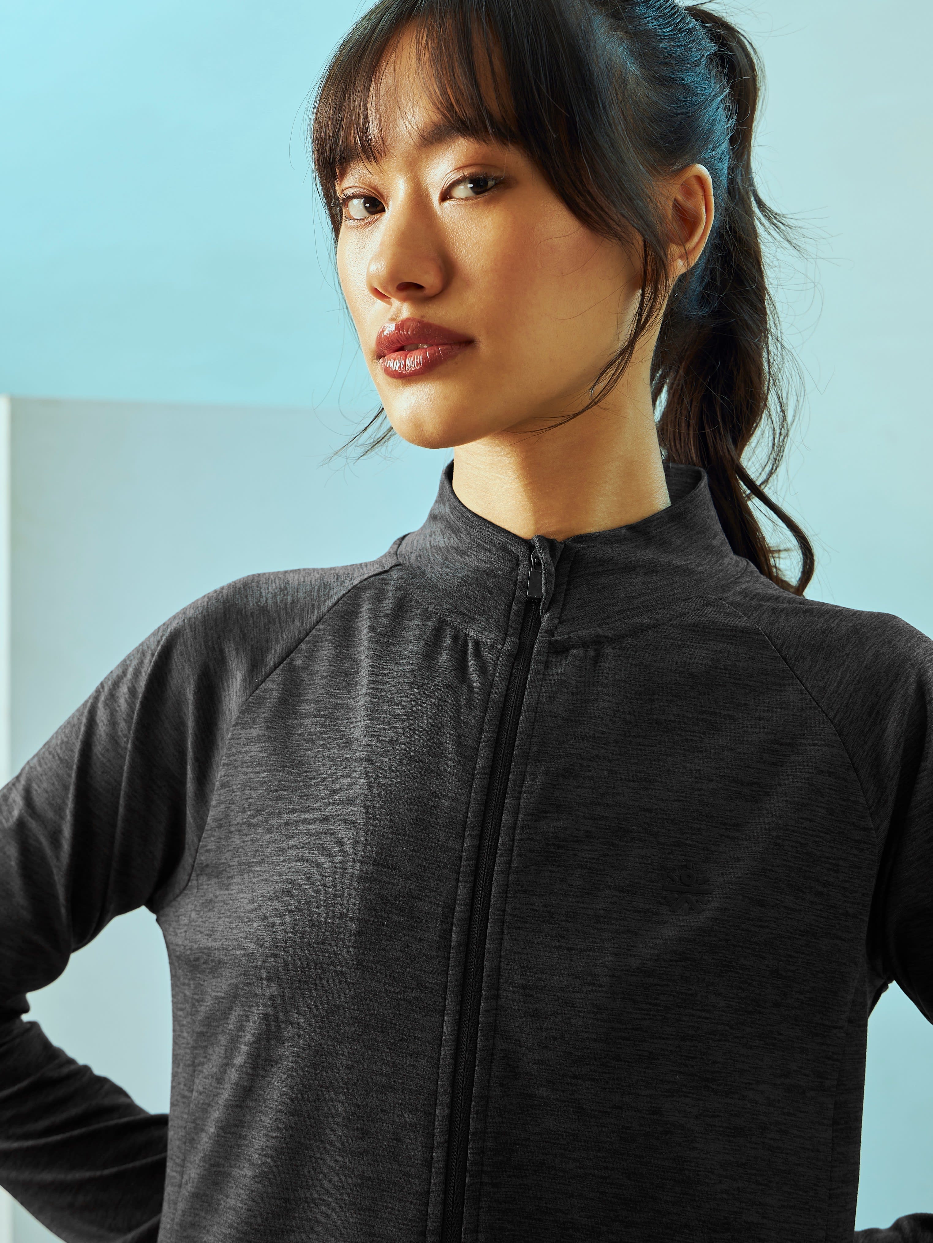 Zip-Front Jacket with Side Pockets