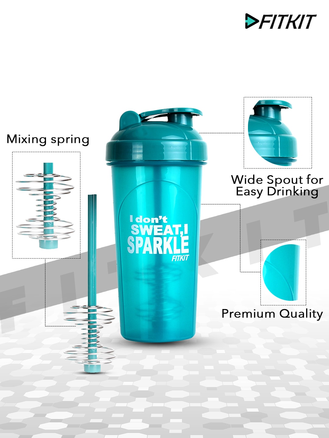 Classic 700 ml Shaker (Pack of 1, Teal)