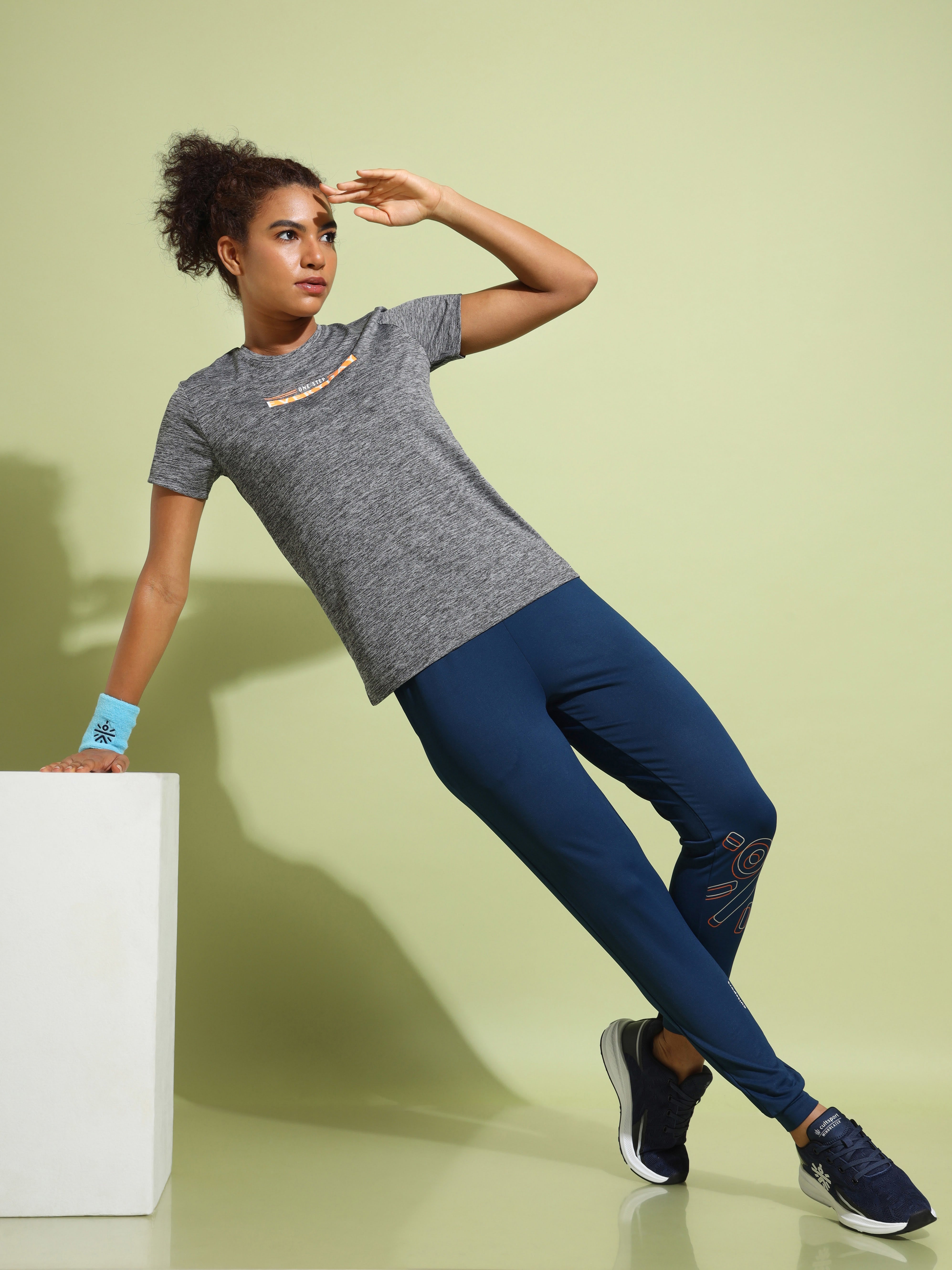 Textured Active T-shirt with Graphic