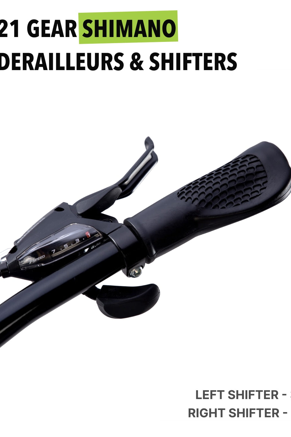 DAUNTLESS21S29TGREYSteel 21 Speed Shimano Gear 29 inch Mountain Cycle, Dual Disc Brake, Front Suspension and Double Wall Rim