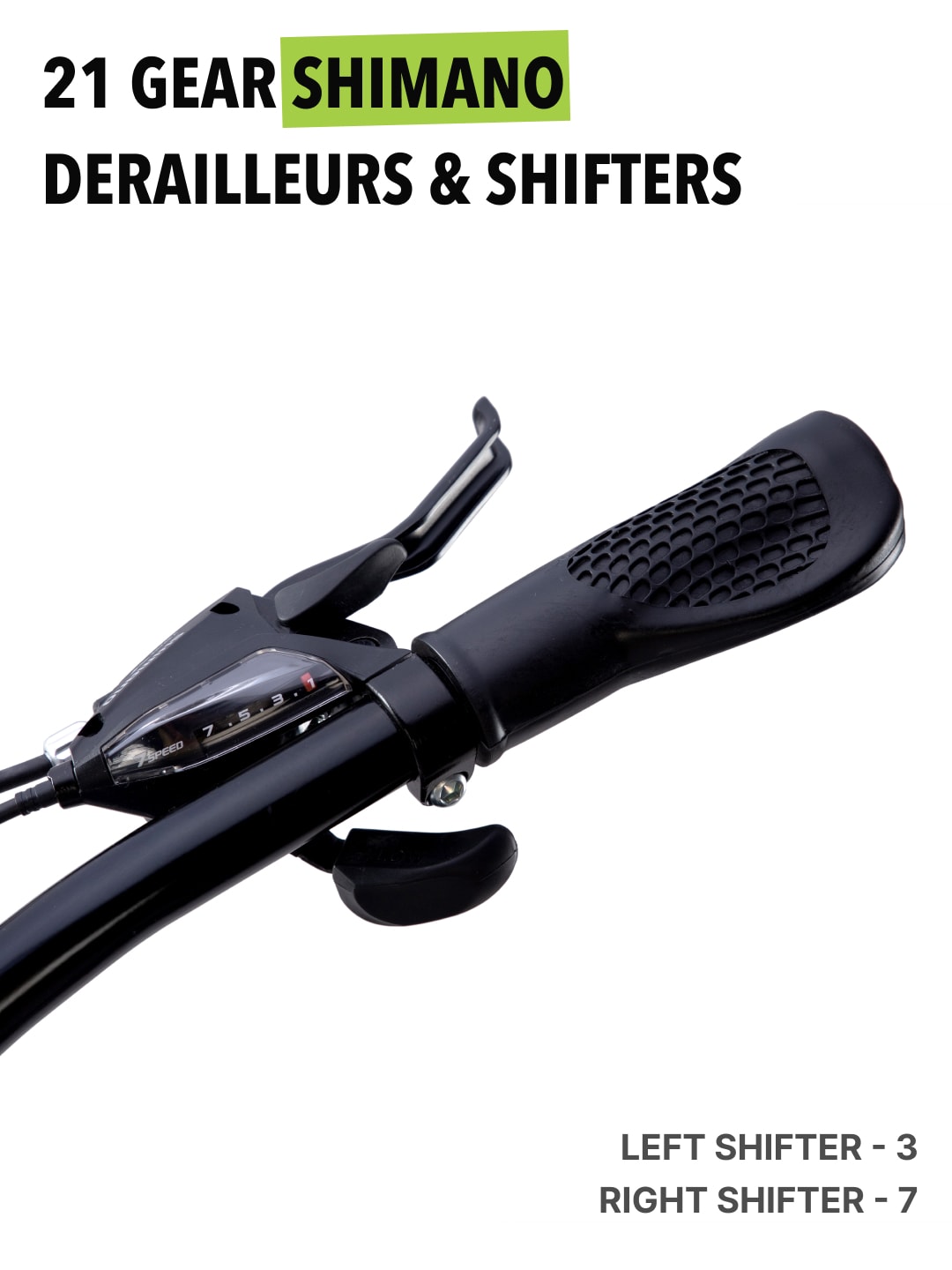 DAUNTLESS21S29TGREYSteel 21 Speed Shimano Gear 29 inch Mountain Cycle, Dual Disc Brake, Front Suspension and Double Wall Rim