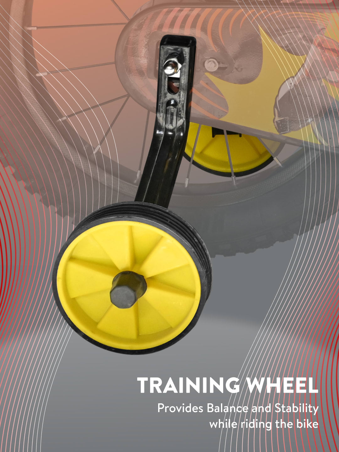 Power 16T Black Steel Kids Bike with Single Wall Rim, Rigid Fork and Free Trainer Sessions and Cycling Event