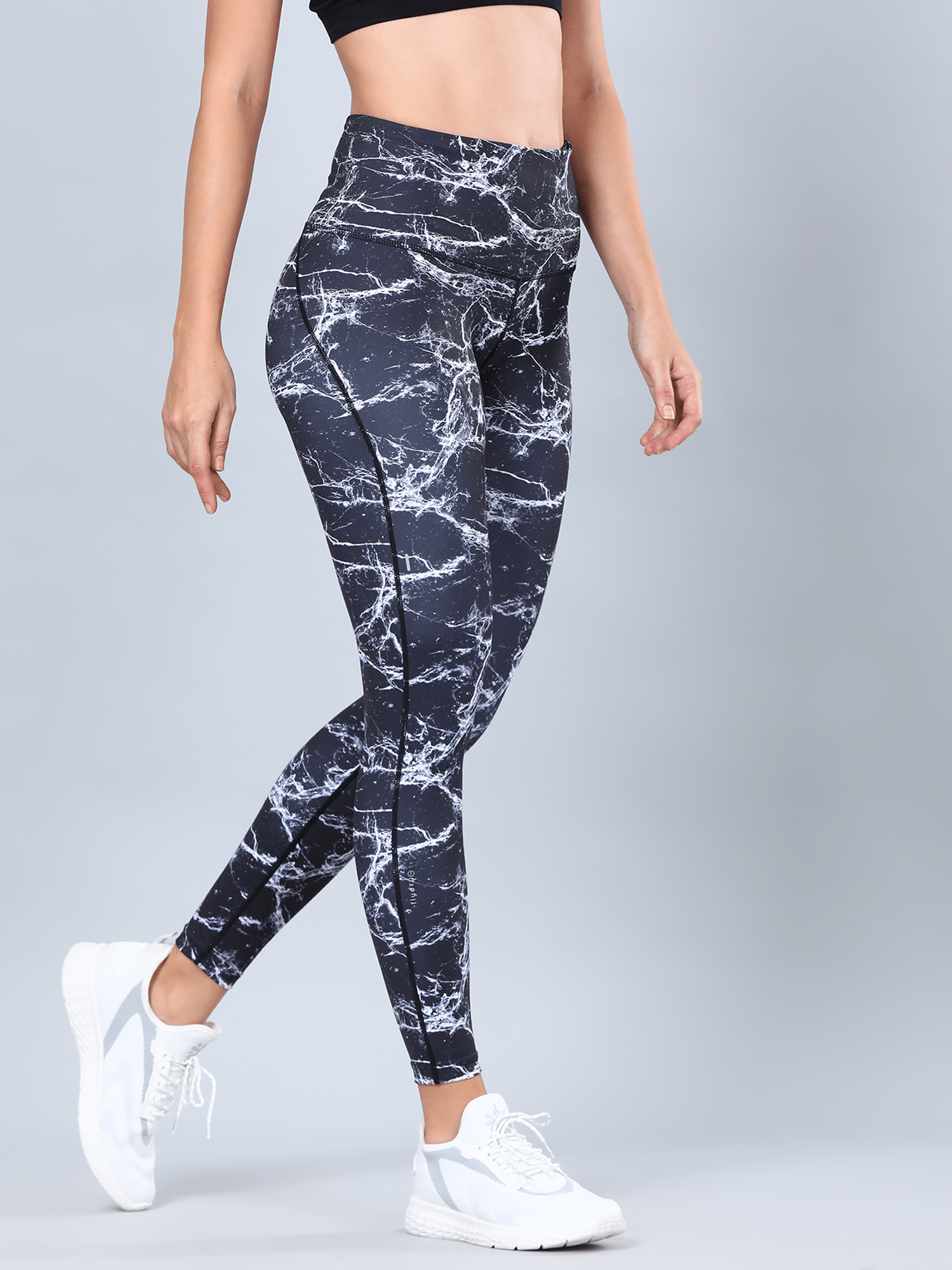 AbsoluteFit Black Marble Workout Leggings
