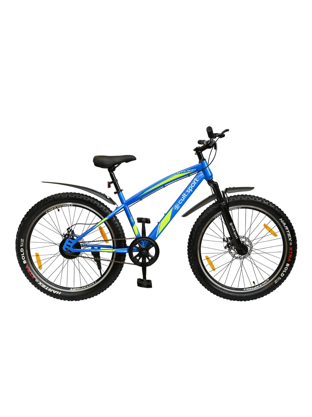 GTX30026TBLUE Steel Single Speed 26 inch Mountain Cycle, Front Suspension and Double Wall Rim